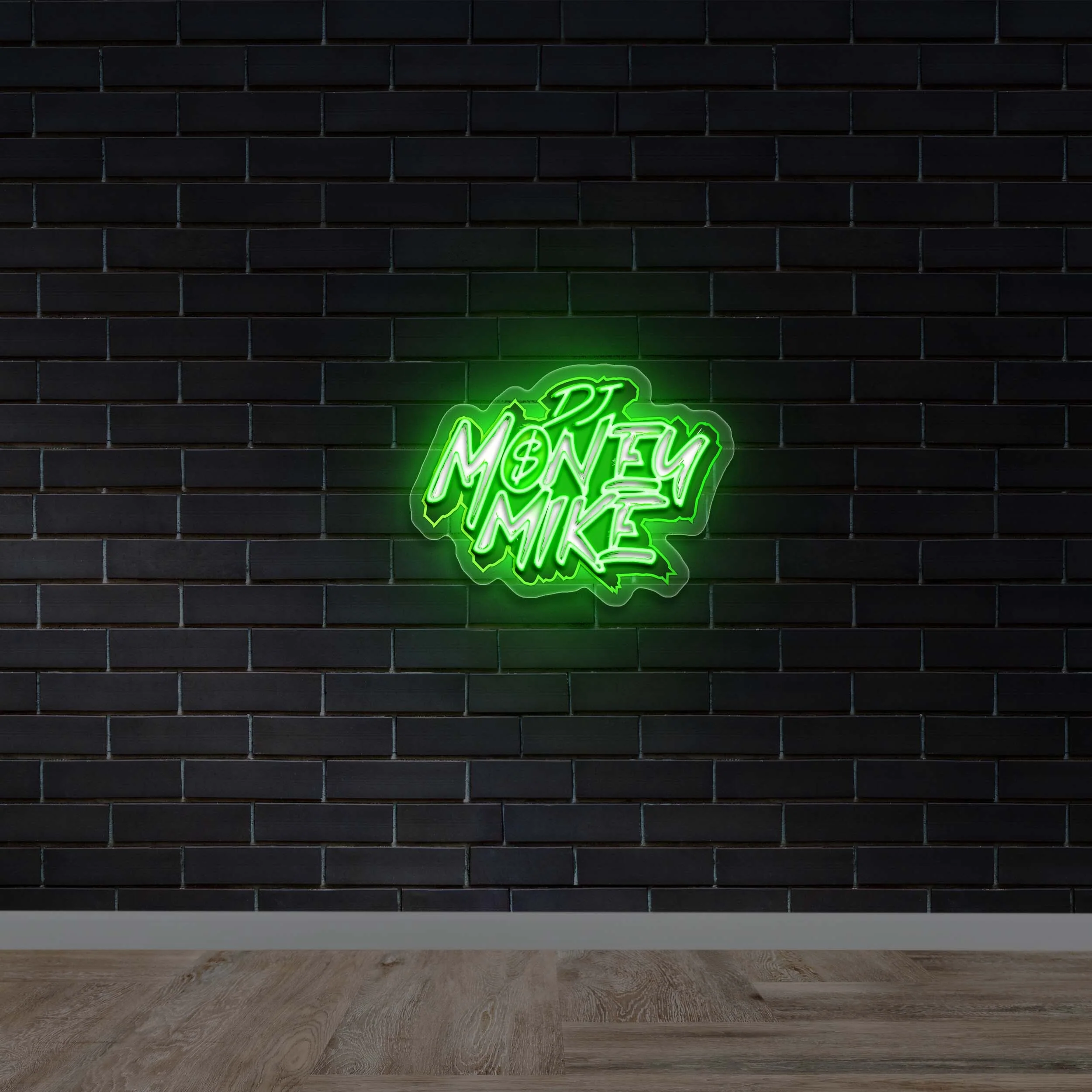DJ MONEY MIKE - Premium Neon Artwork