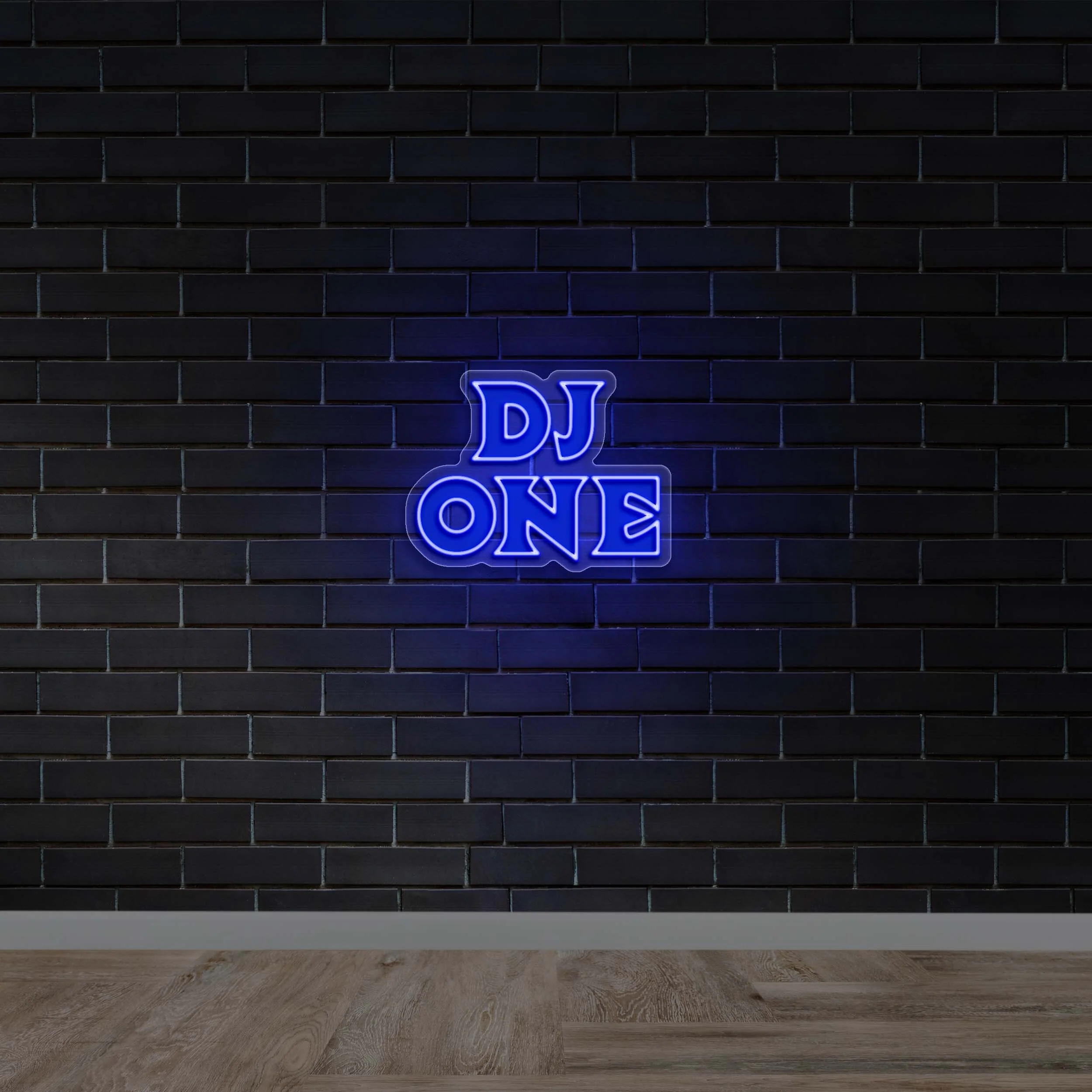 DJ ONE - Premium Neon Artwork