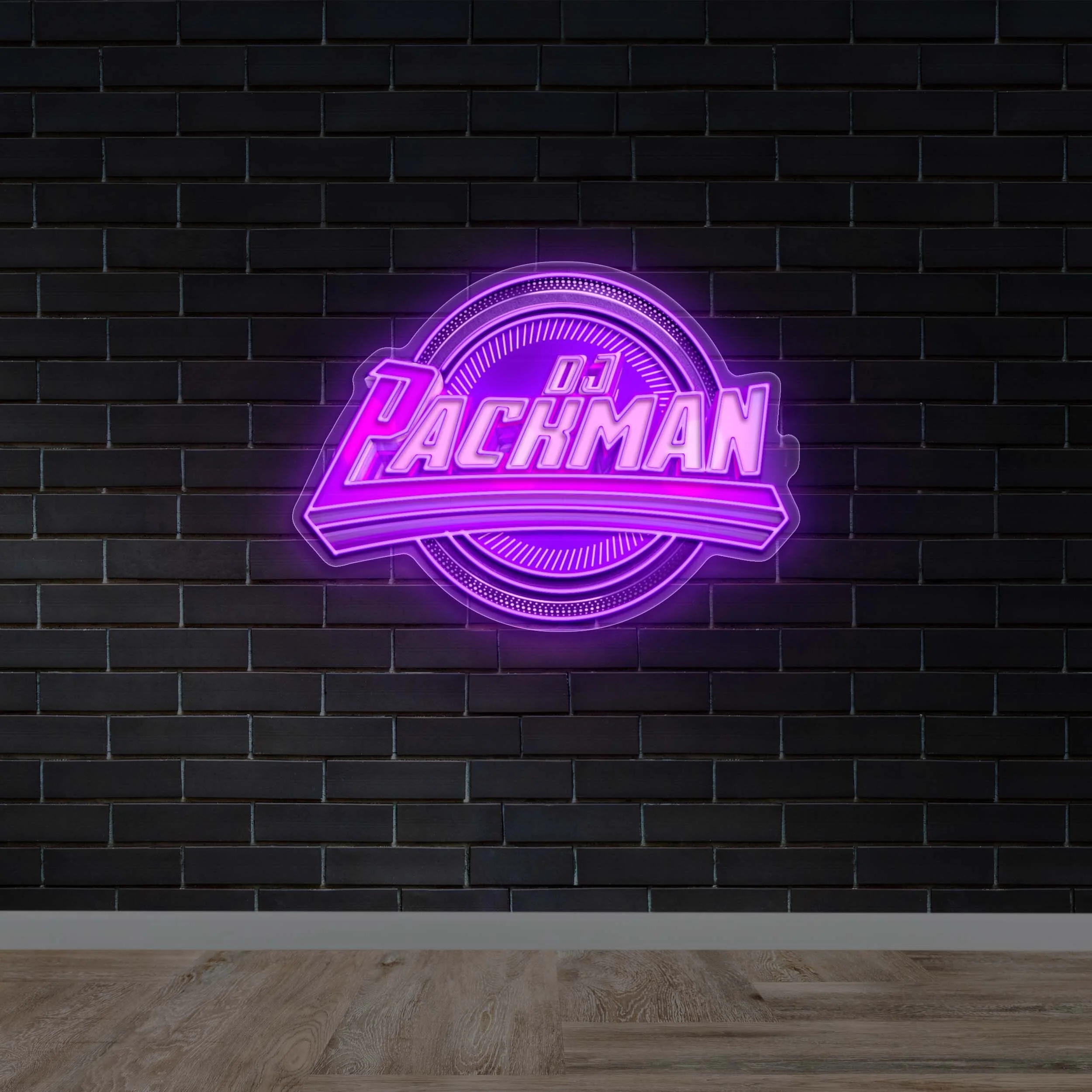DJ PACKMAN - Premium Neon Artwork