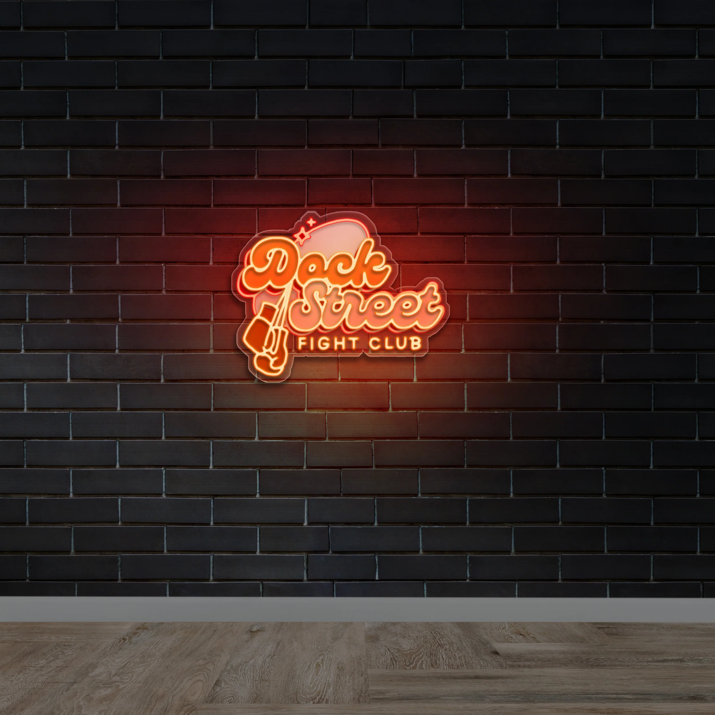 Dock Street Fight Club - Premium Neon Artwork
