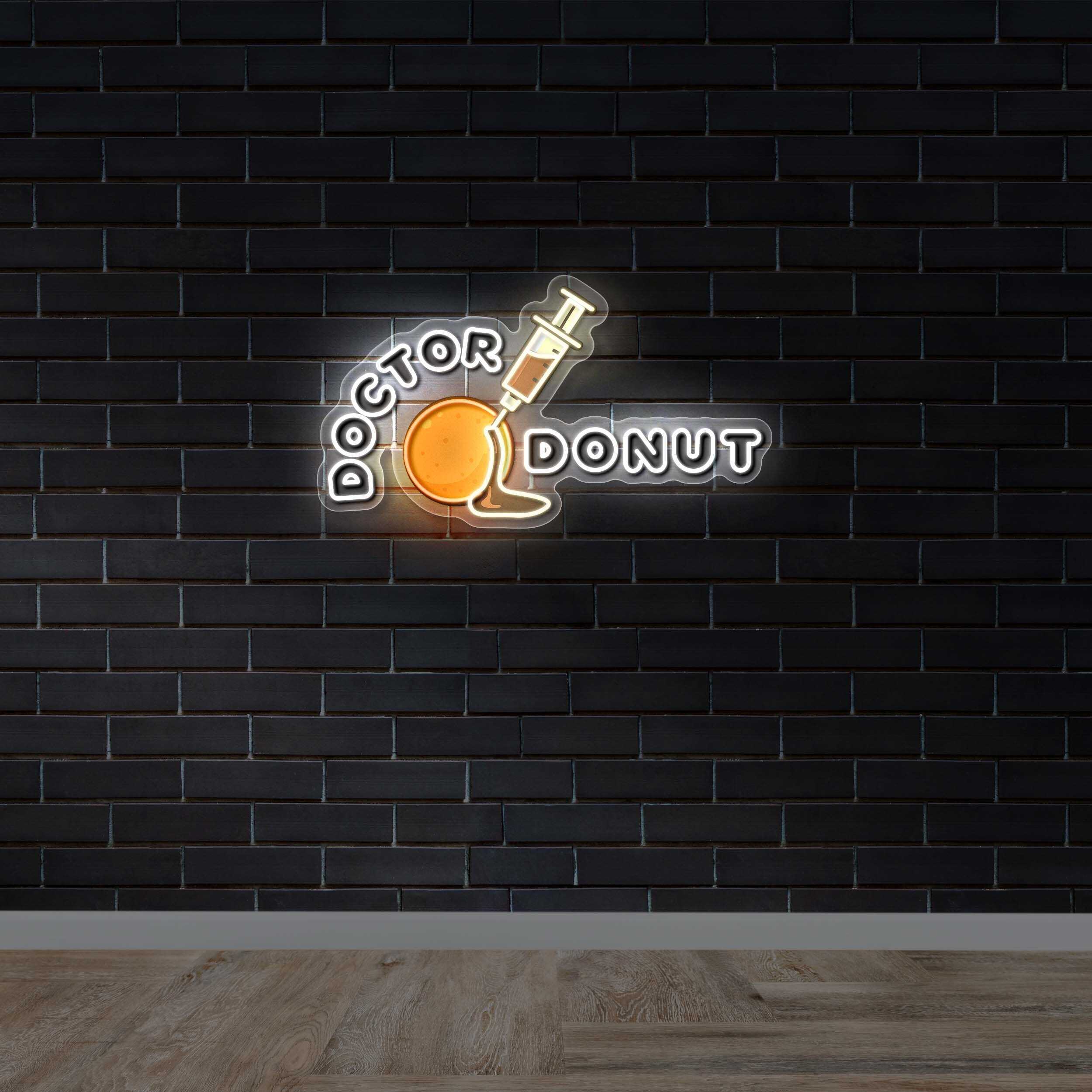 Doctor Donut - Premium Neon Artwork