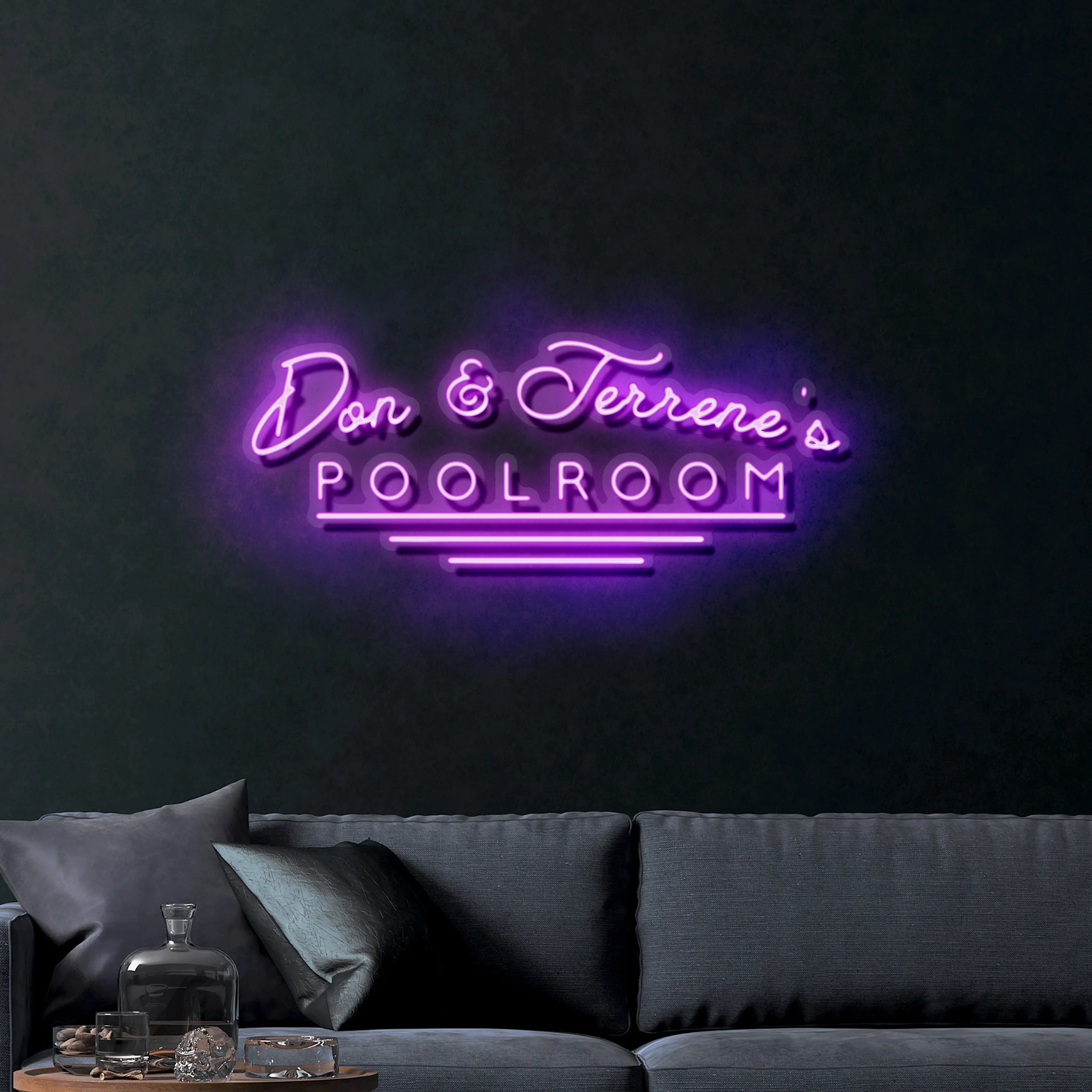 Don & Terrene's Pool Room – Premium Neon Artwork