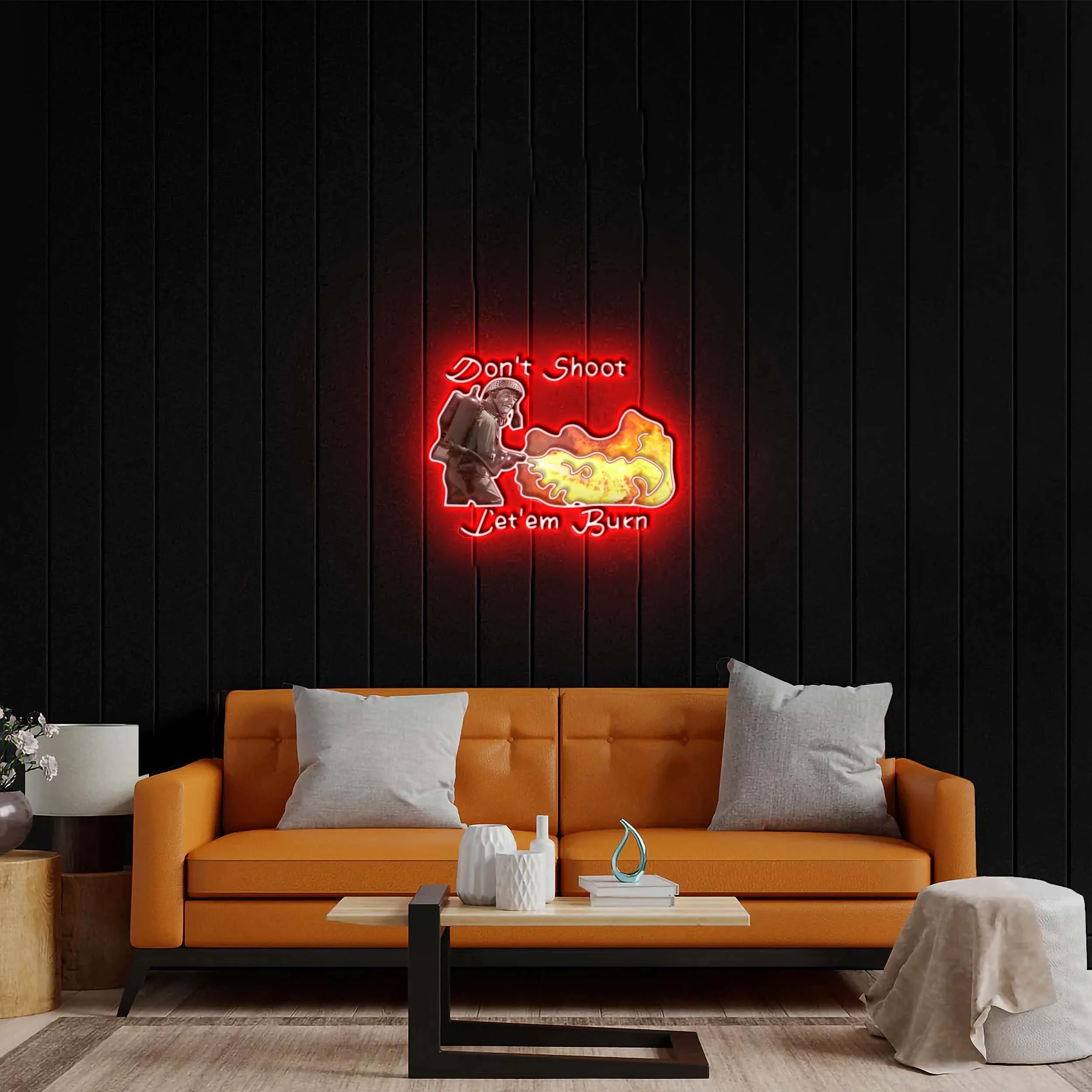 Don't Shoot - Premium Neon Artwork