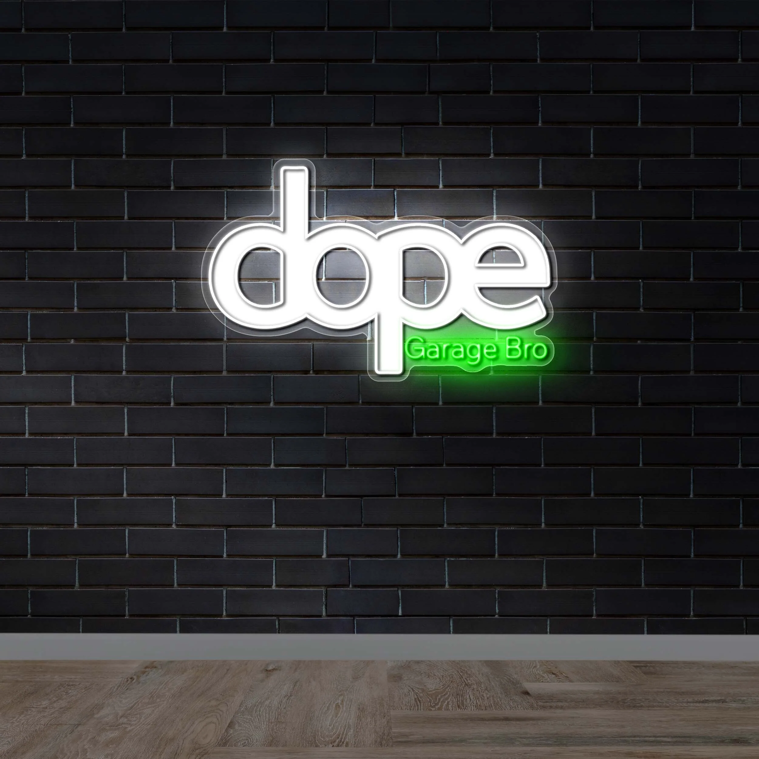 dope garage bro - Premium Neon Artwork