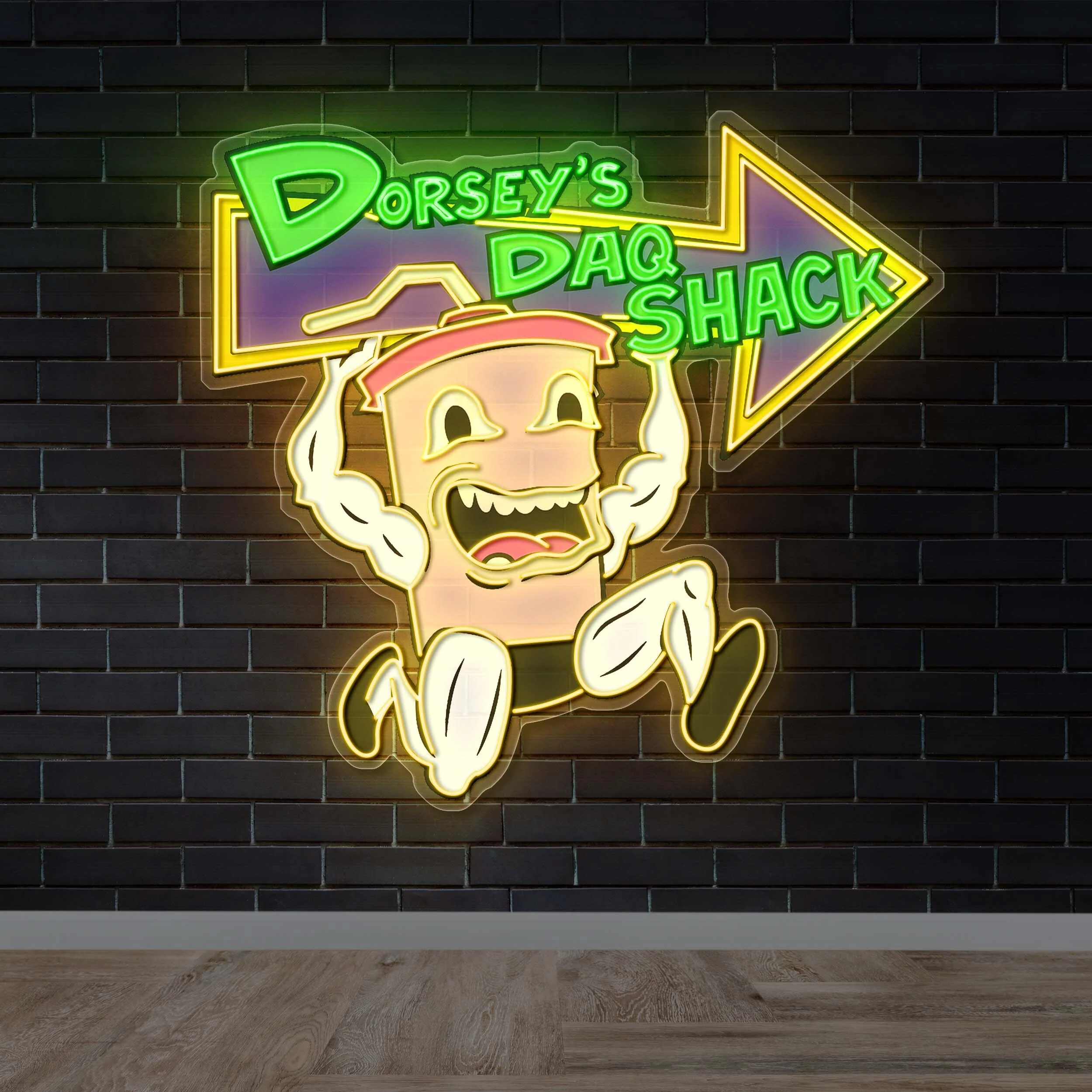 Dorsey’s Daq Shack - Premium Neon Artwork