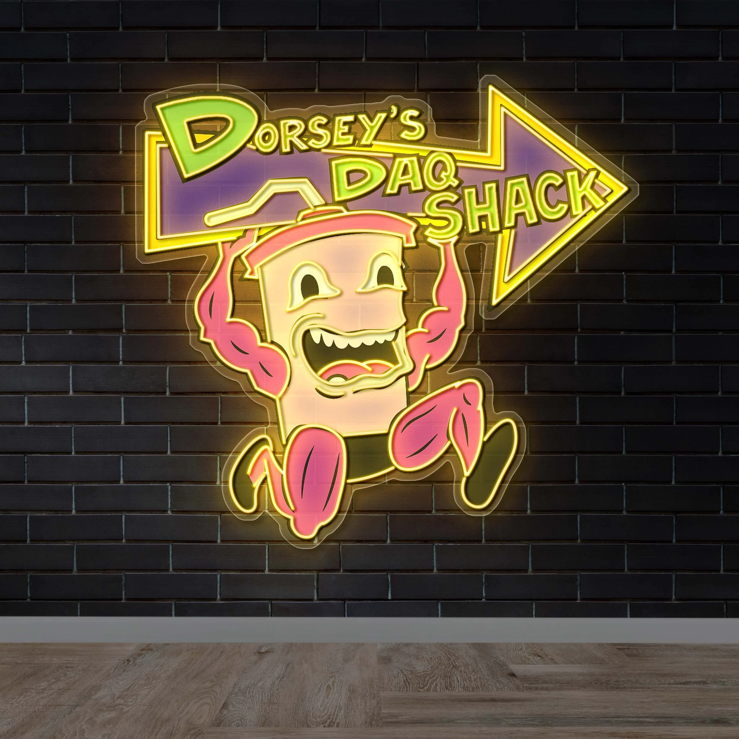 Dorsey’s Daq Shack - Premium Neon Artwork - Image 2