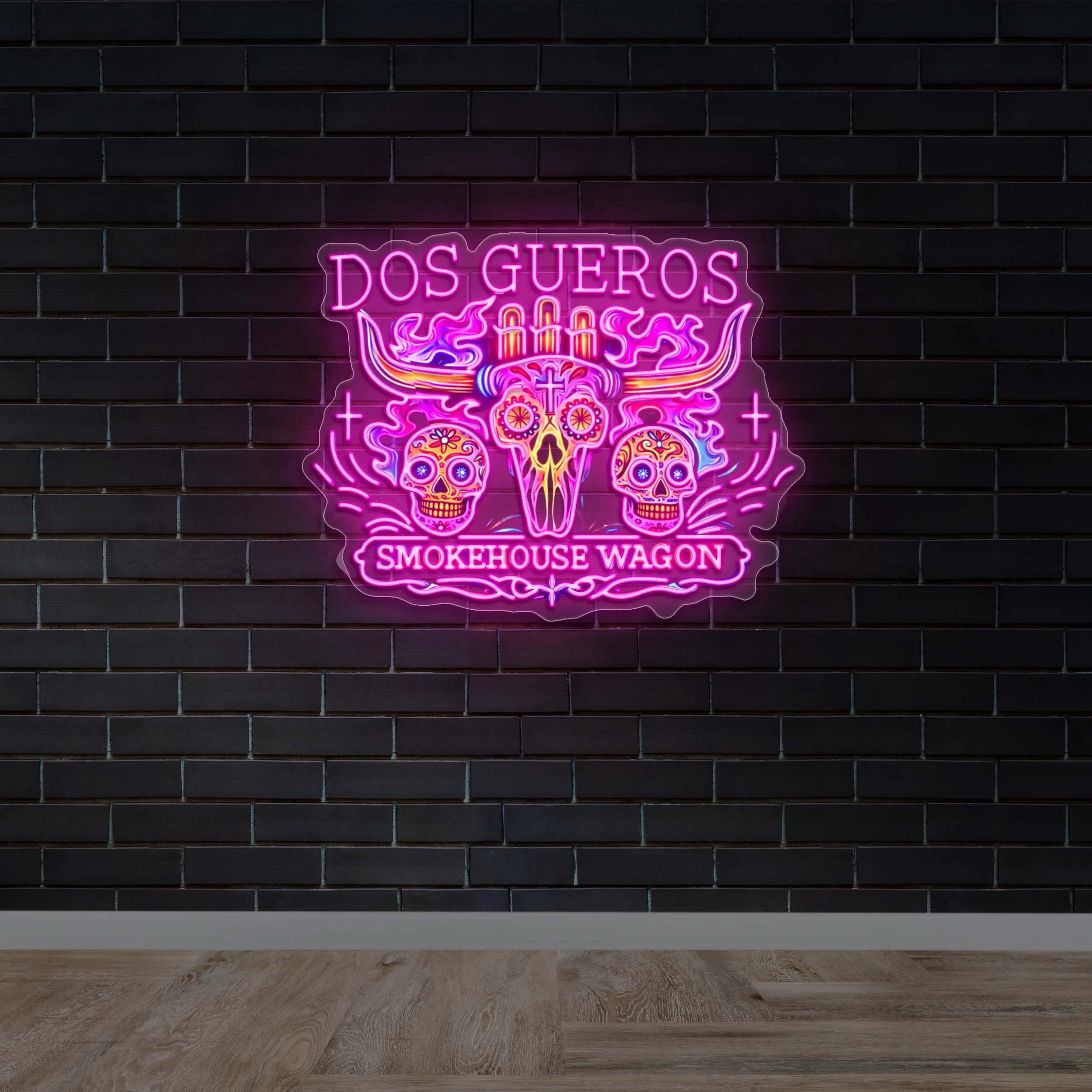 DOS GUEROS | 2nd Version - Premium Neon Artwork