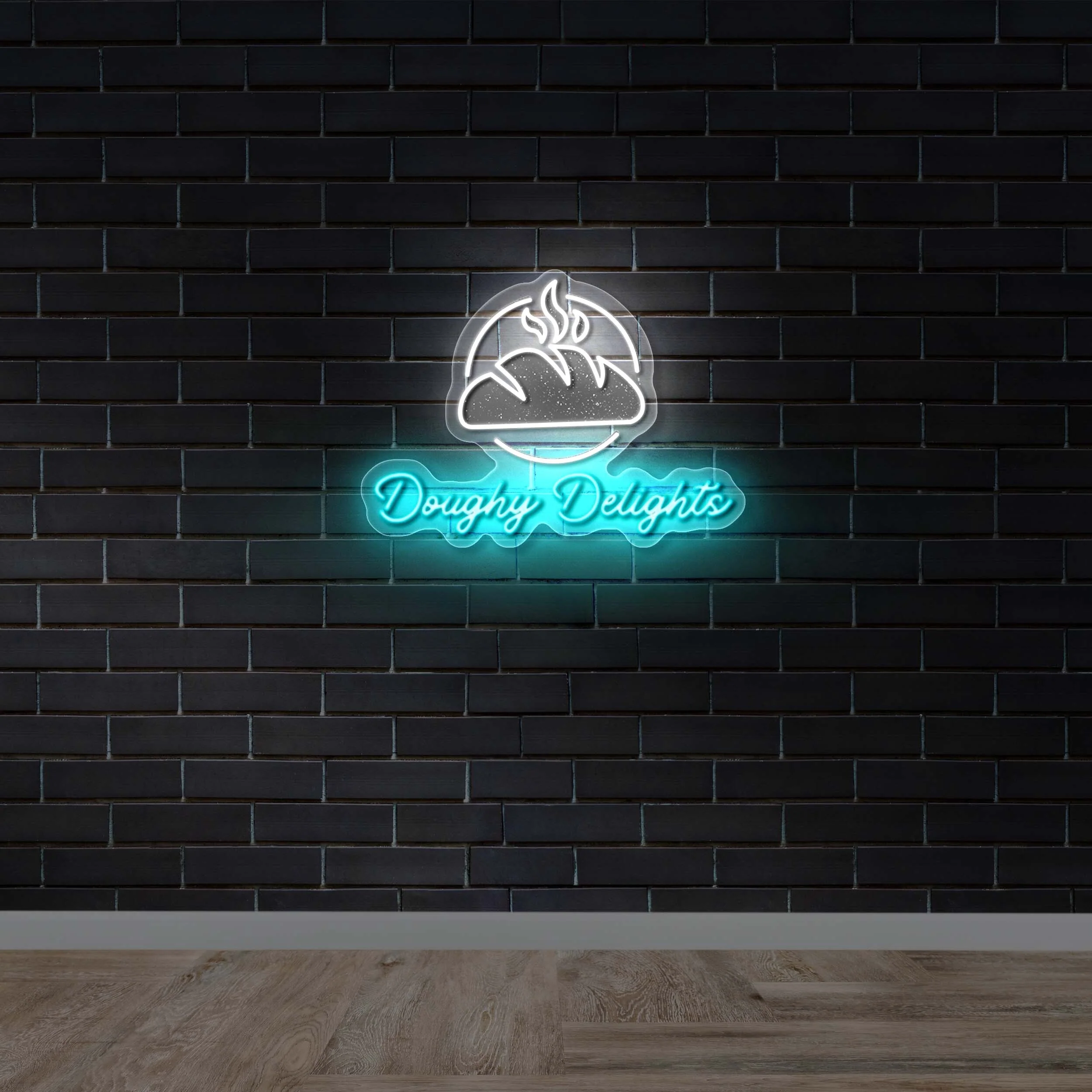 Doughy Delights - Premium Neon Artwork