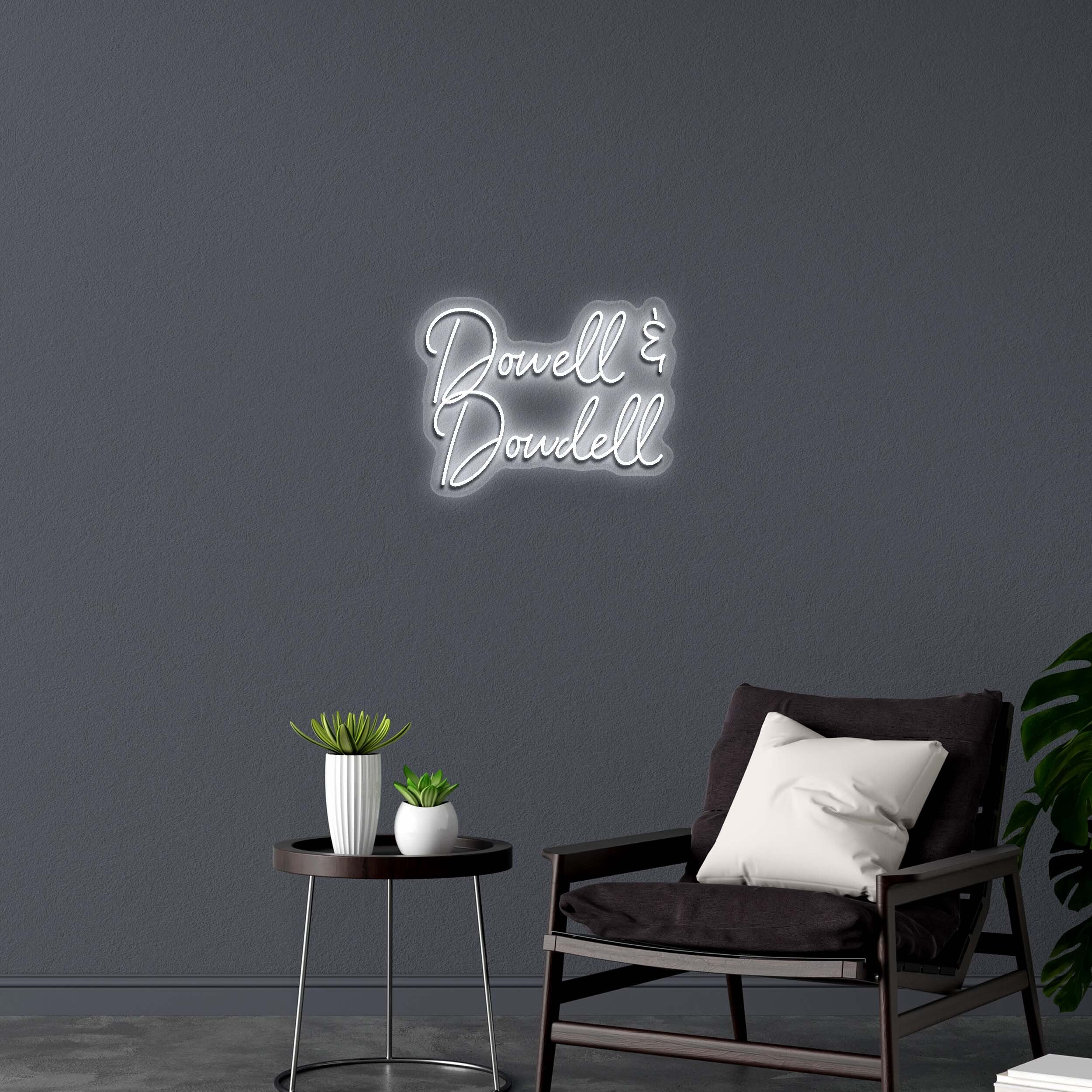 Dowell & Dowdell - Premium Neon Artwork