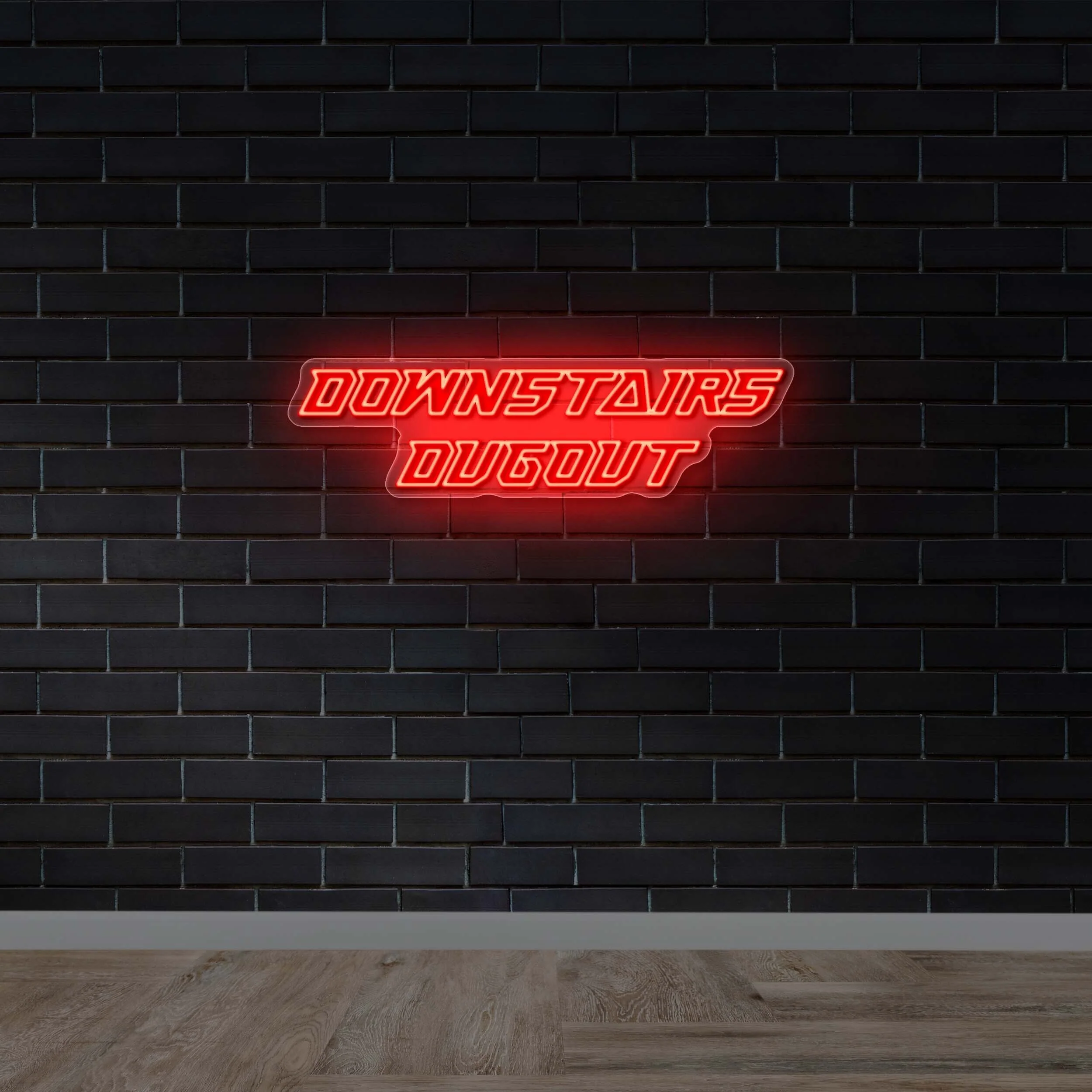 Downstairs Dugout - Premium Neon Artwork
