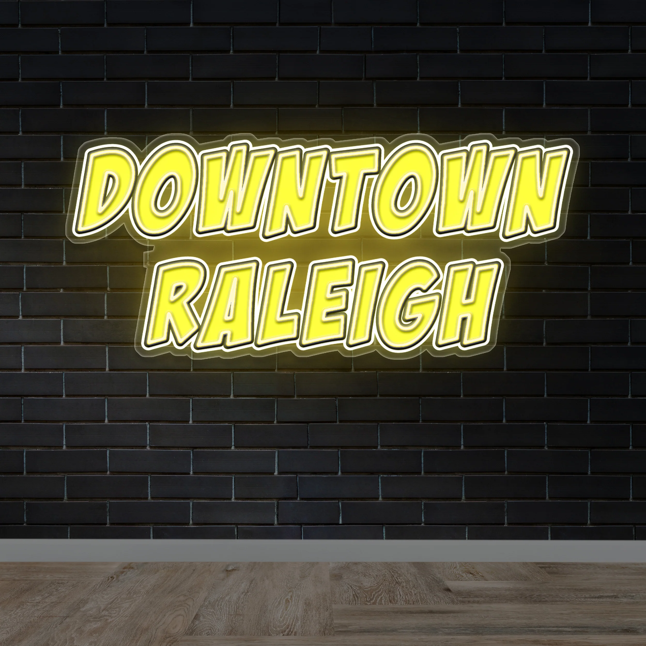 Downtown Raleigh - Premium Neon Artwork