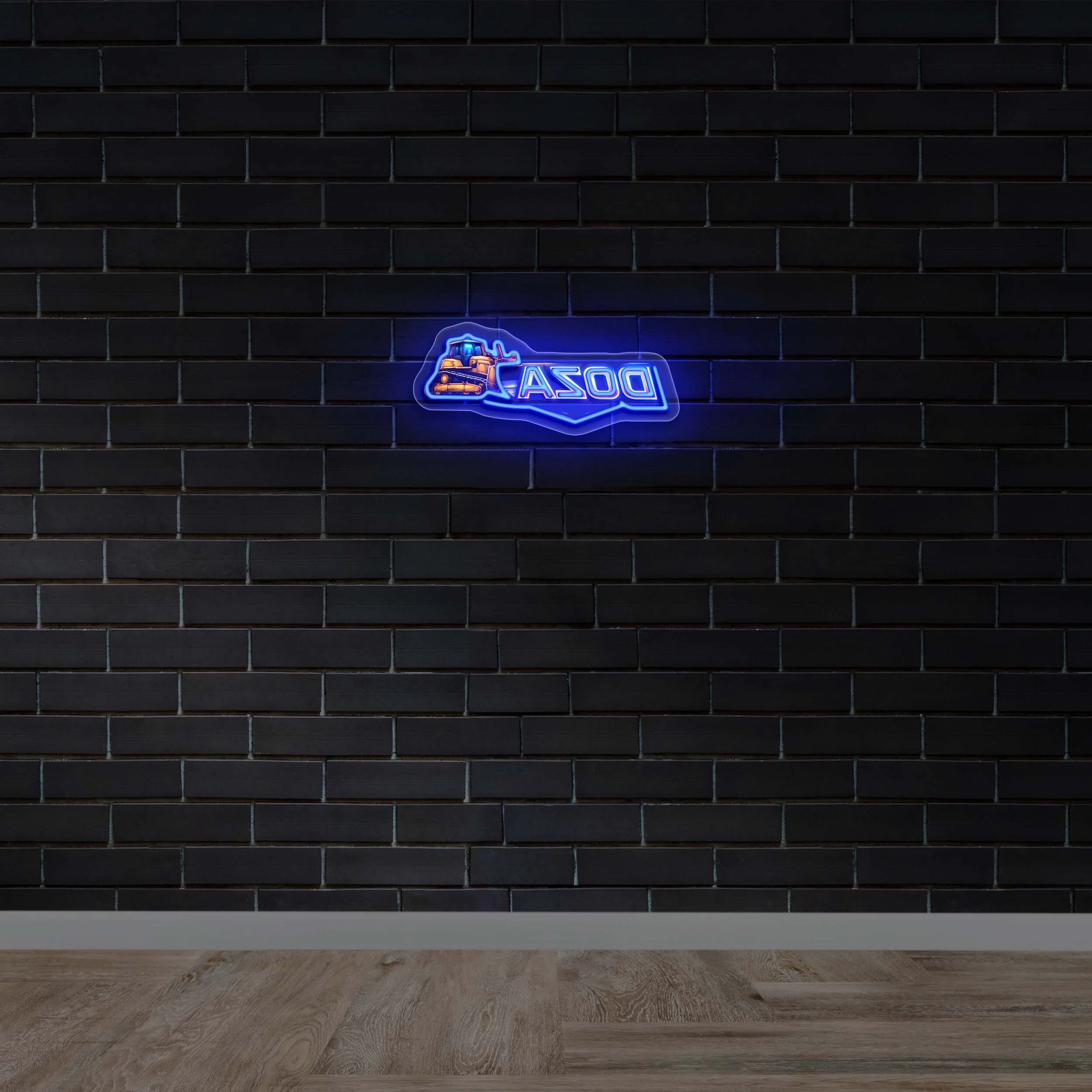 DOZA | Mirrored Version - Premium Neon Artwork
