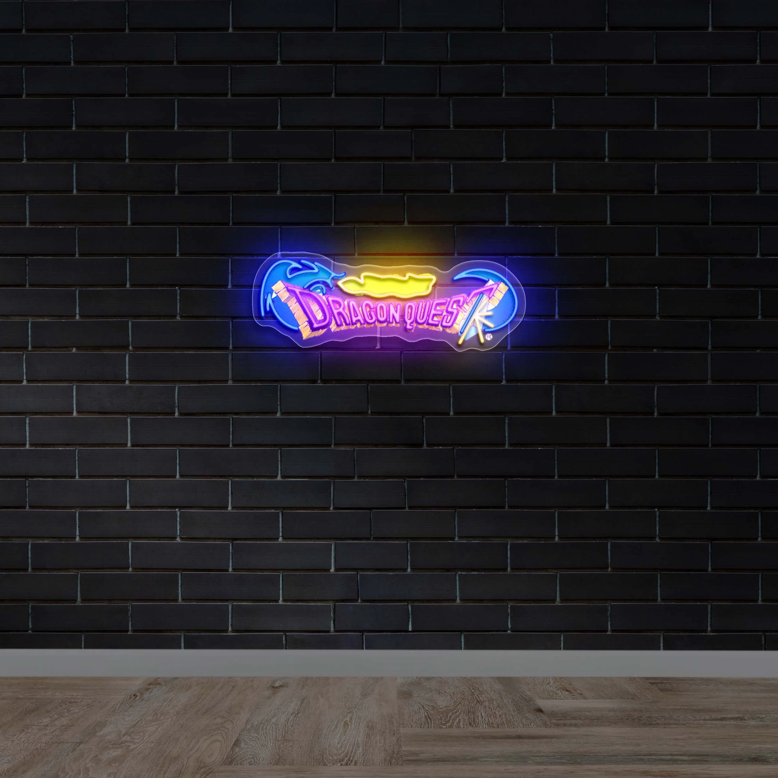 Dragon Quest - Premium Neon Artwork