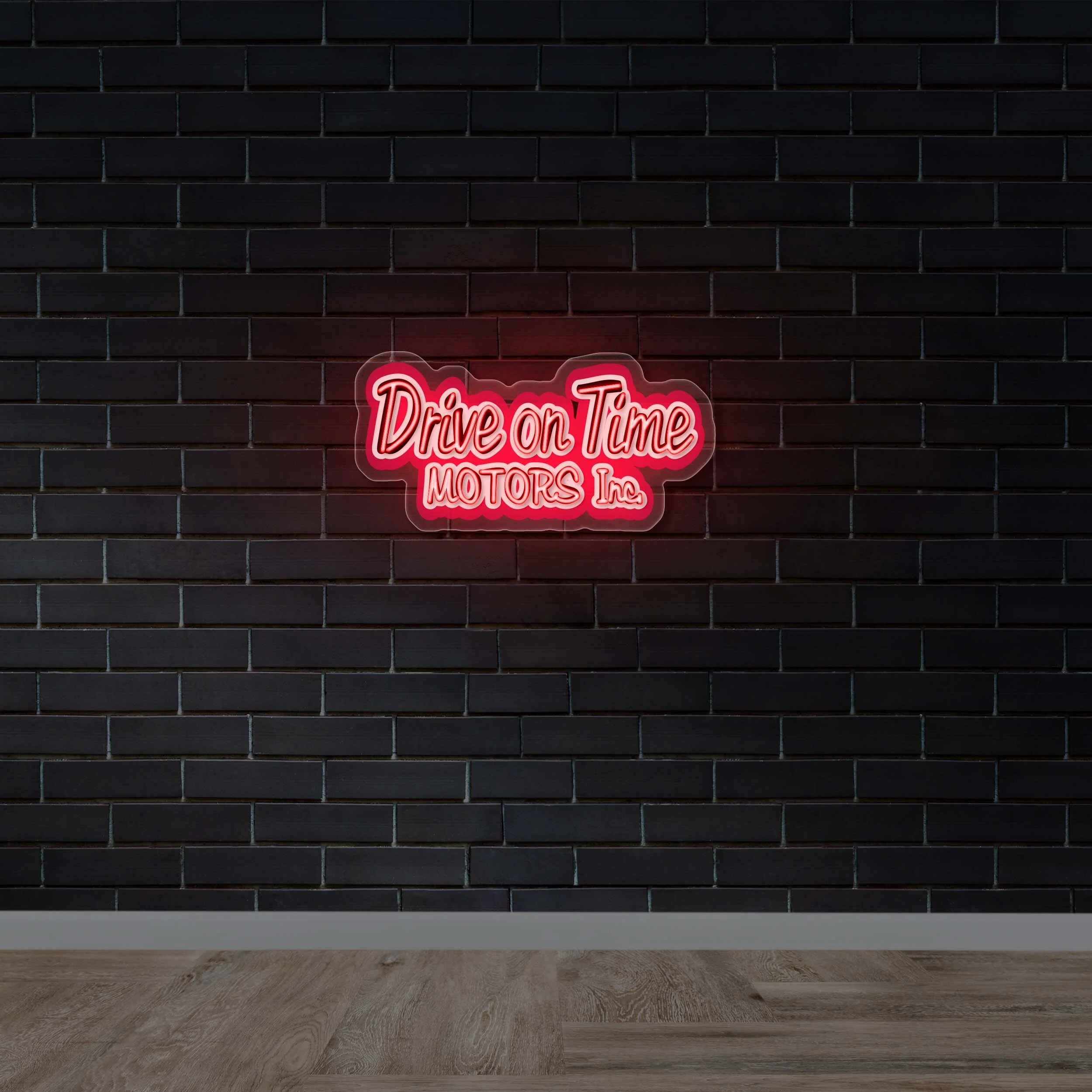 DRIVE ON TIME MOTORS INC - Premium Neon Artwork