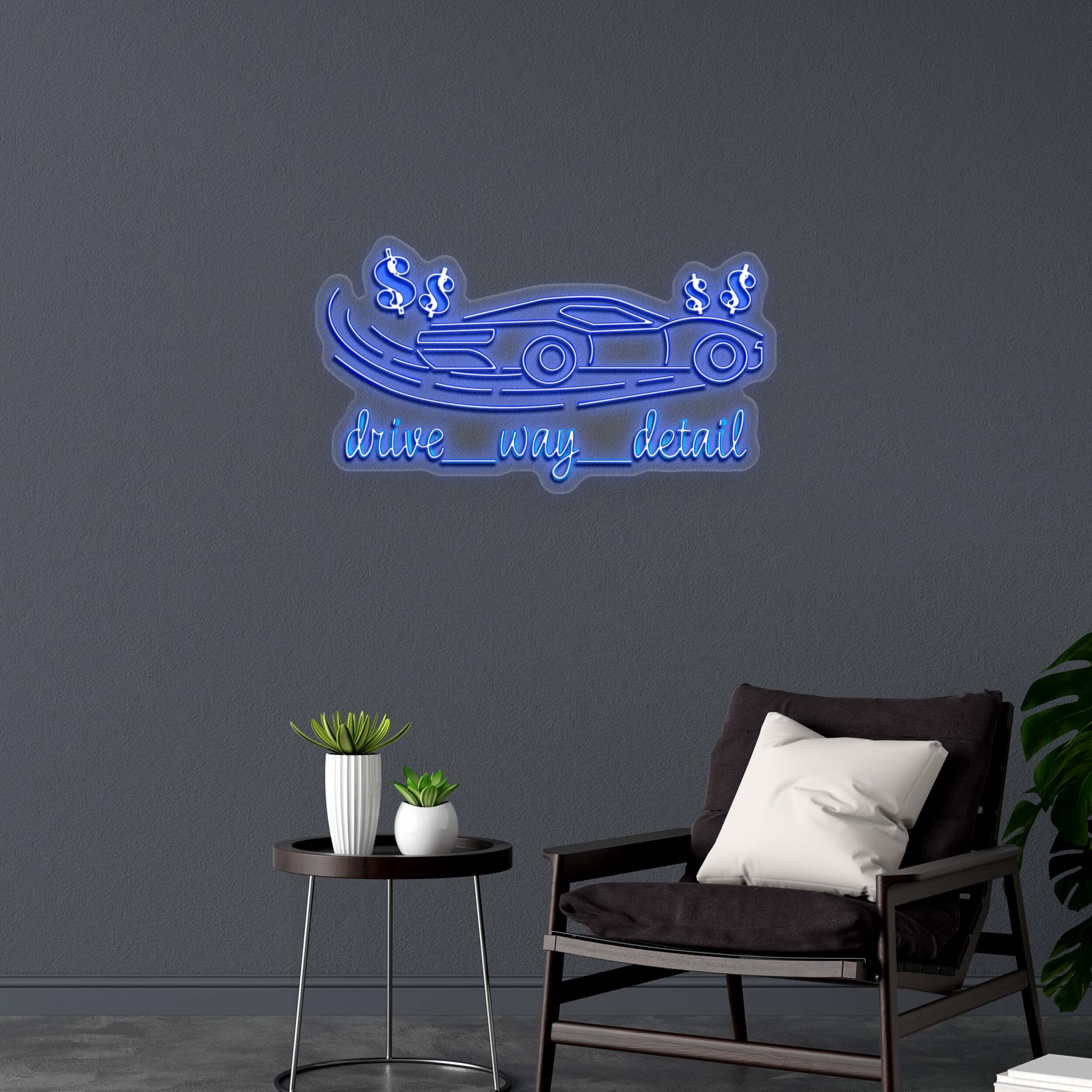 drive_way_detail - Premium Neon Artwork