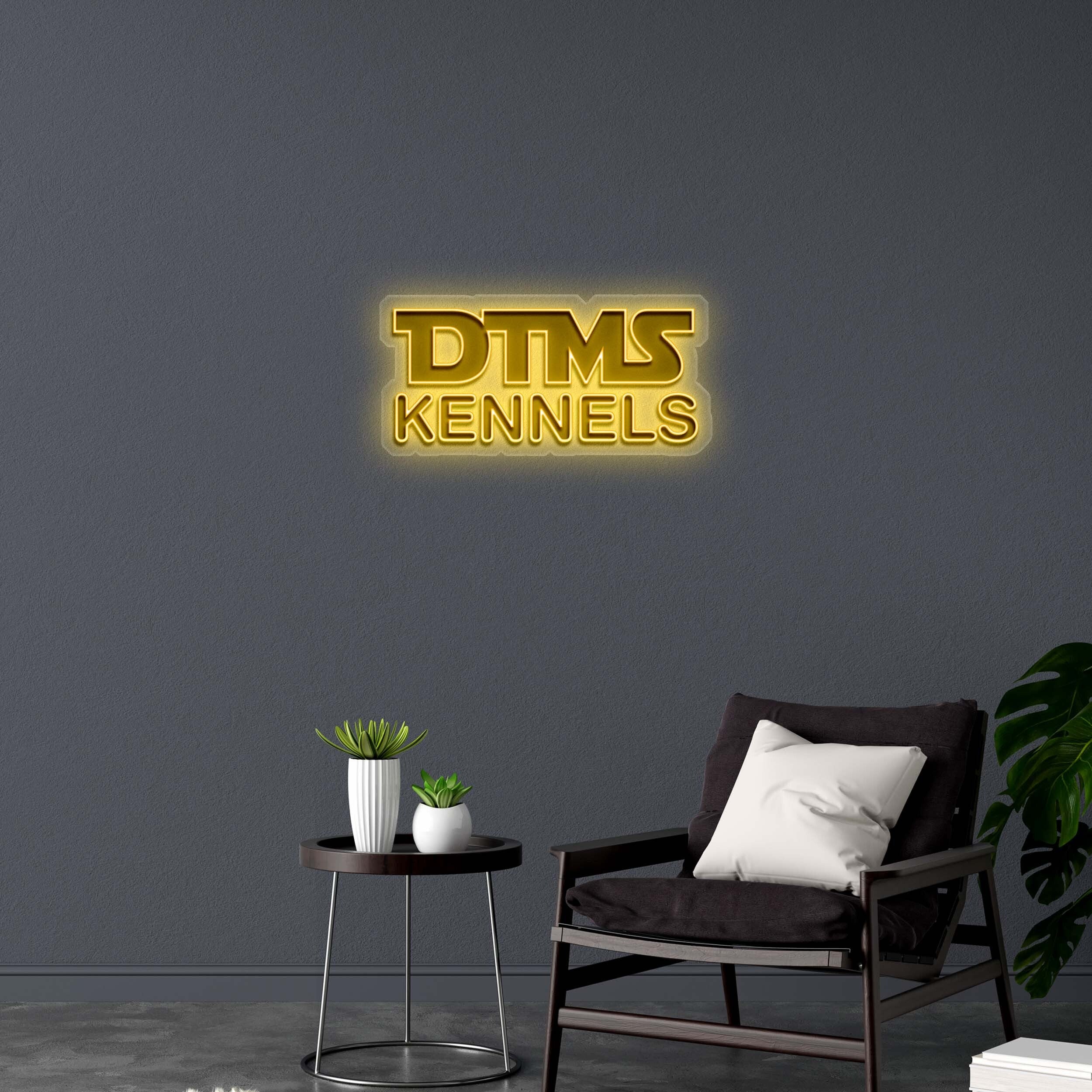 DTMS KENNELS - Premium Neon Artwork
