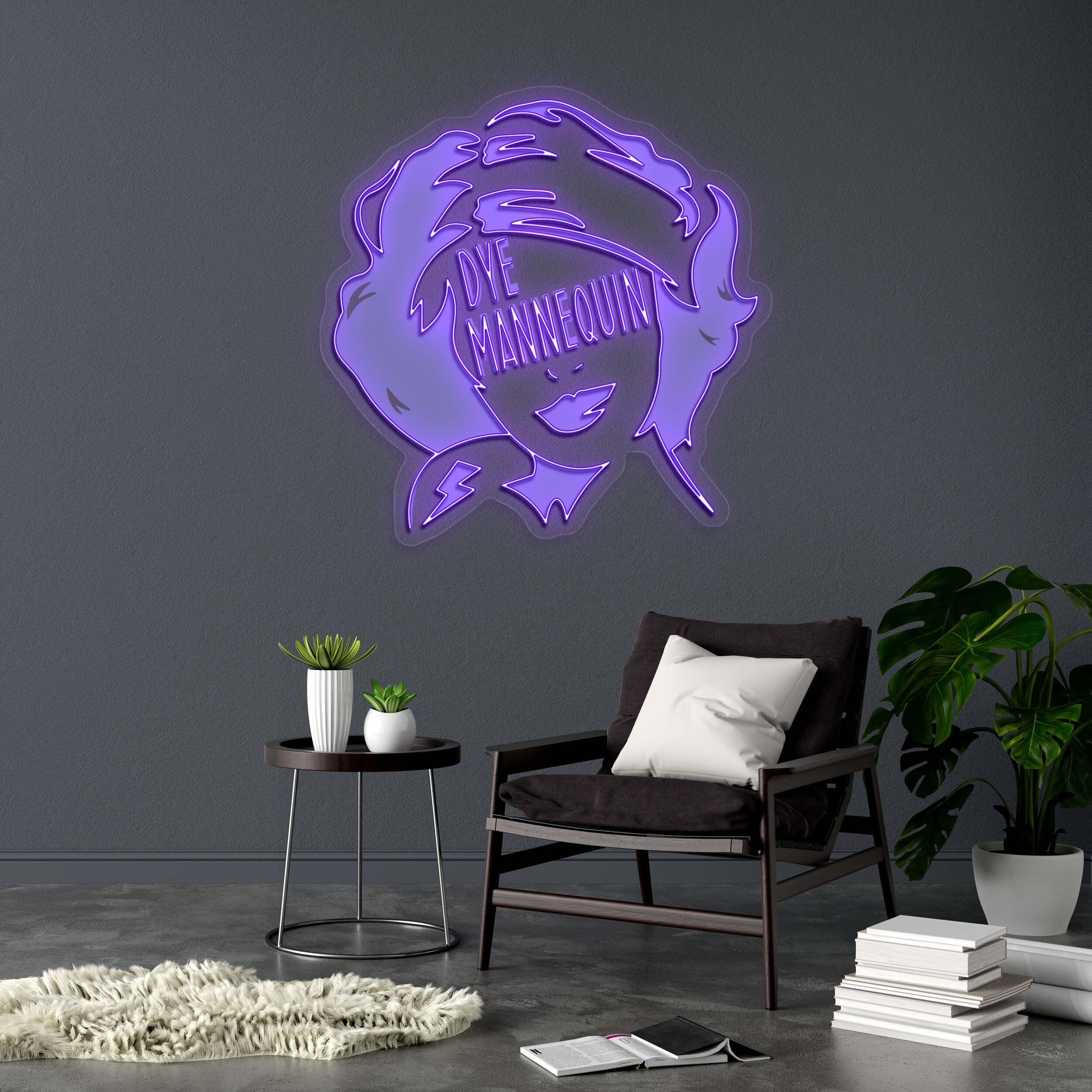 DYE MANNEQUIN - Premium Neon Artwork