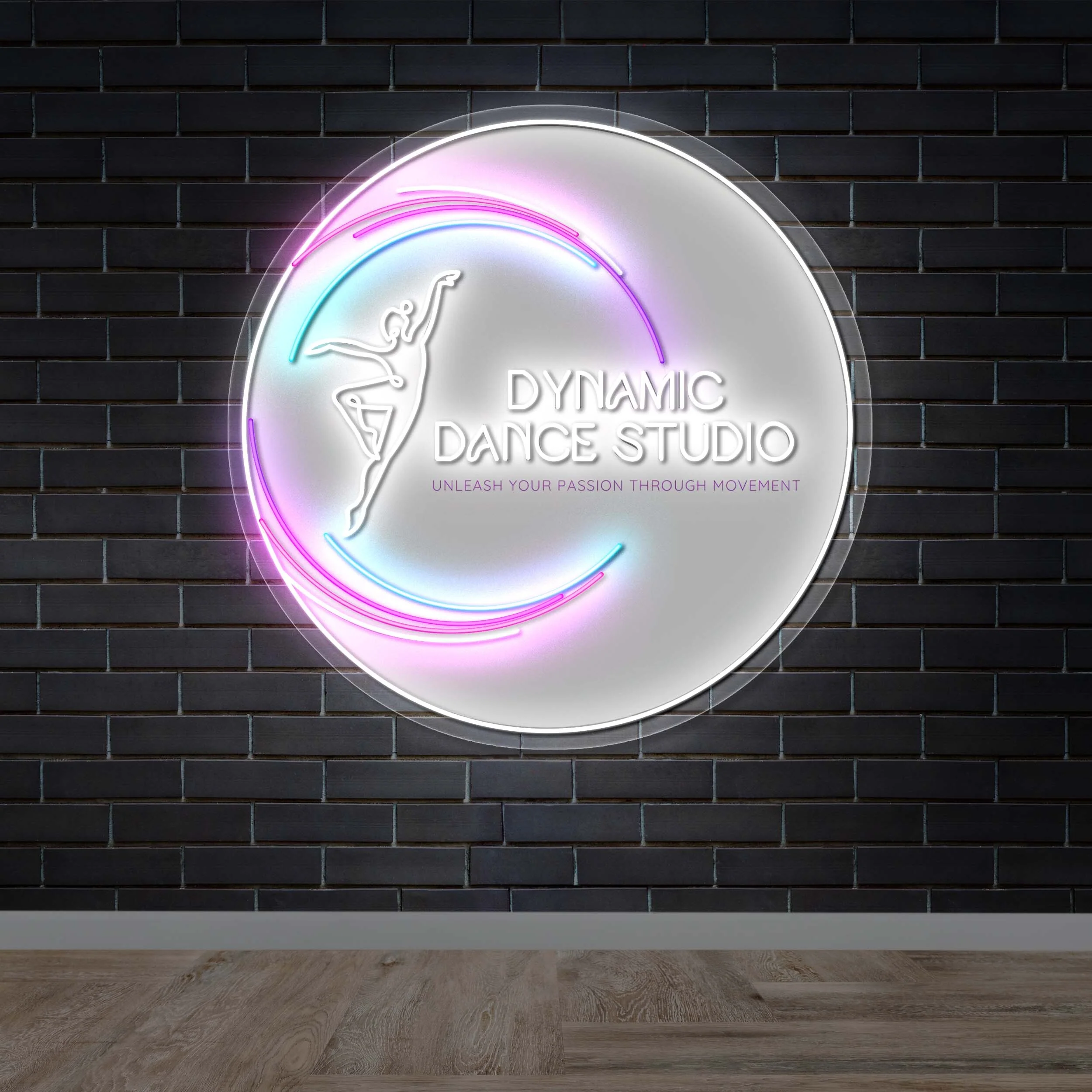 Dynamic Dance Studio -  Premium Neon Artwork