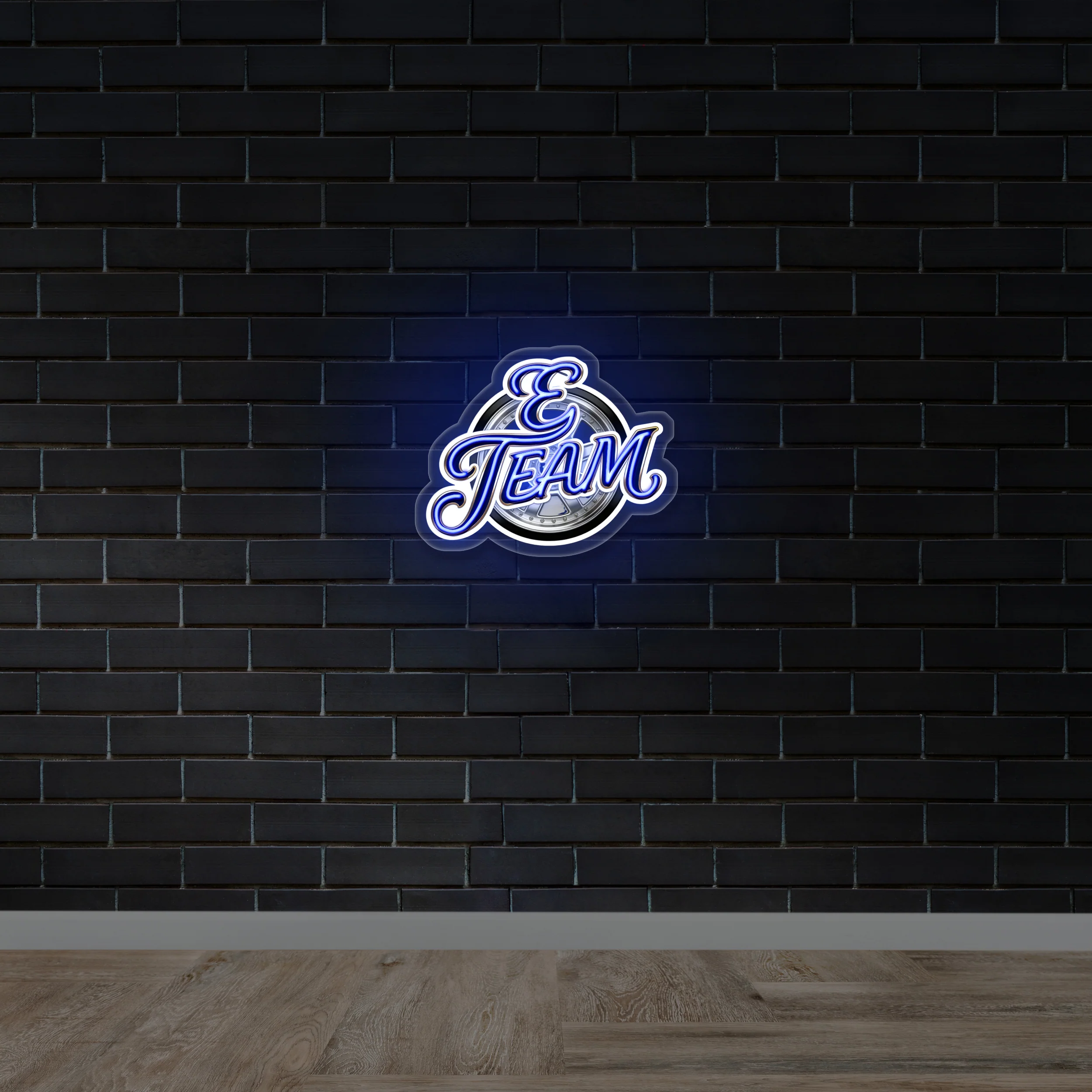 E Team - Premium Neon Artwork