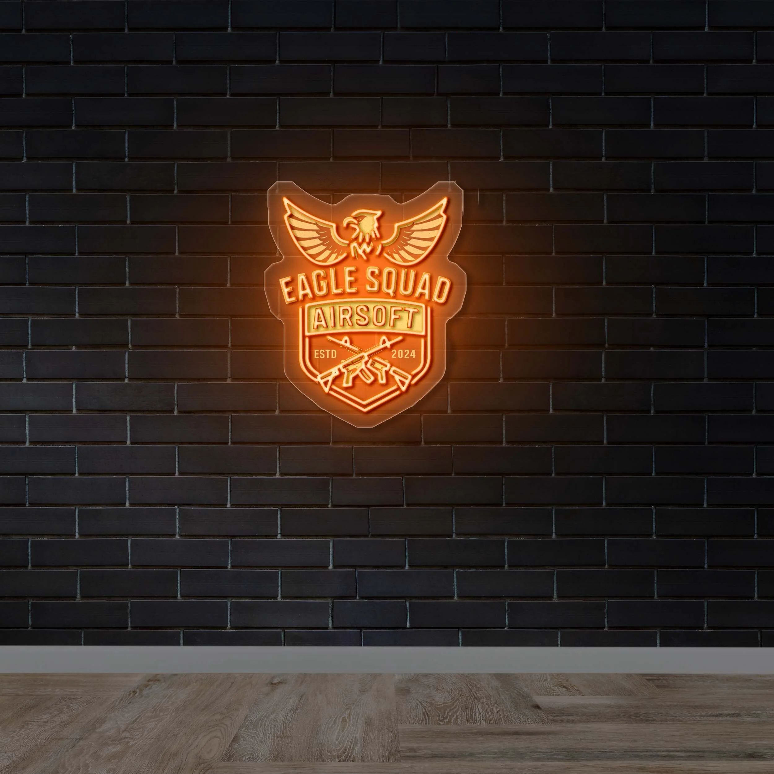 Eagle Squad Airsoft - Premium Neon Artwork