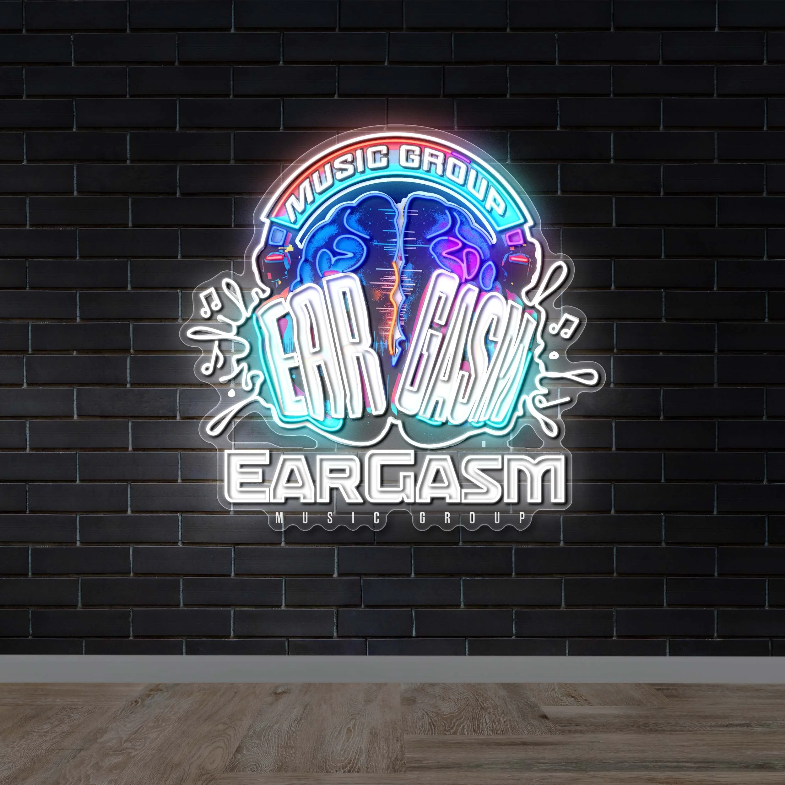 EARGASM MUSIC GROUP - Premium Neon Artwork