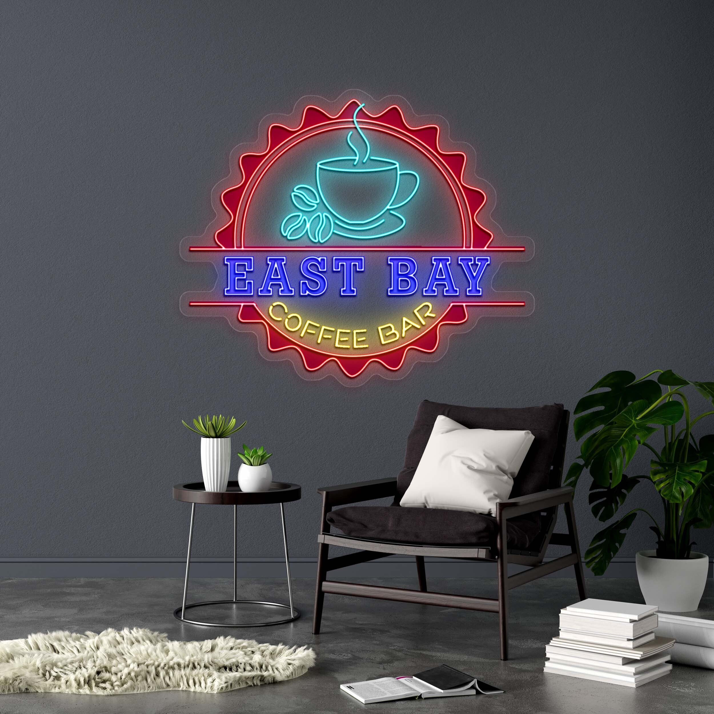 EAST BAY Coffee Bar - Premium Neon Artwork - Image 2