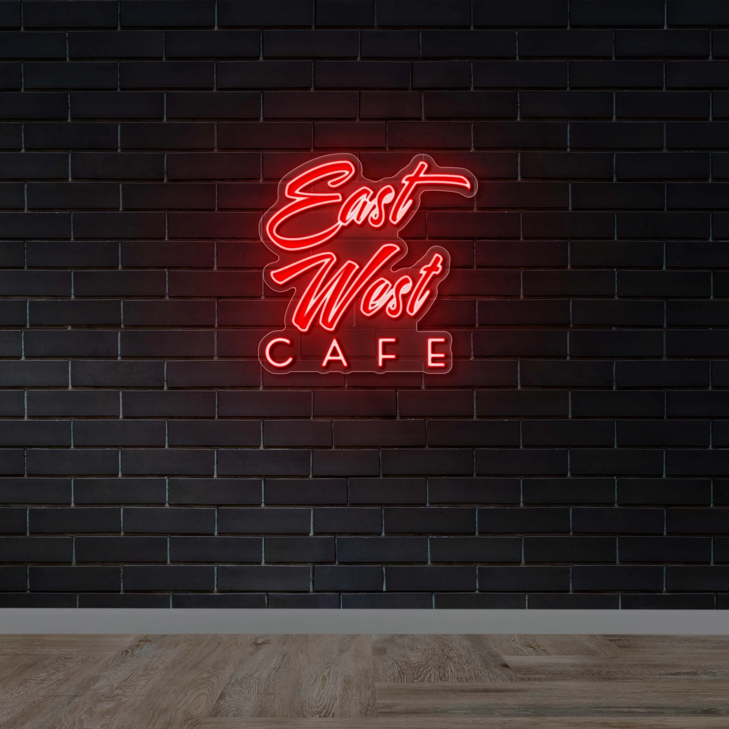 East West CAFE - Premium Neon Artwork