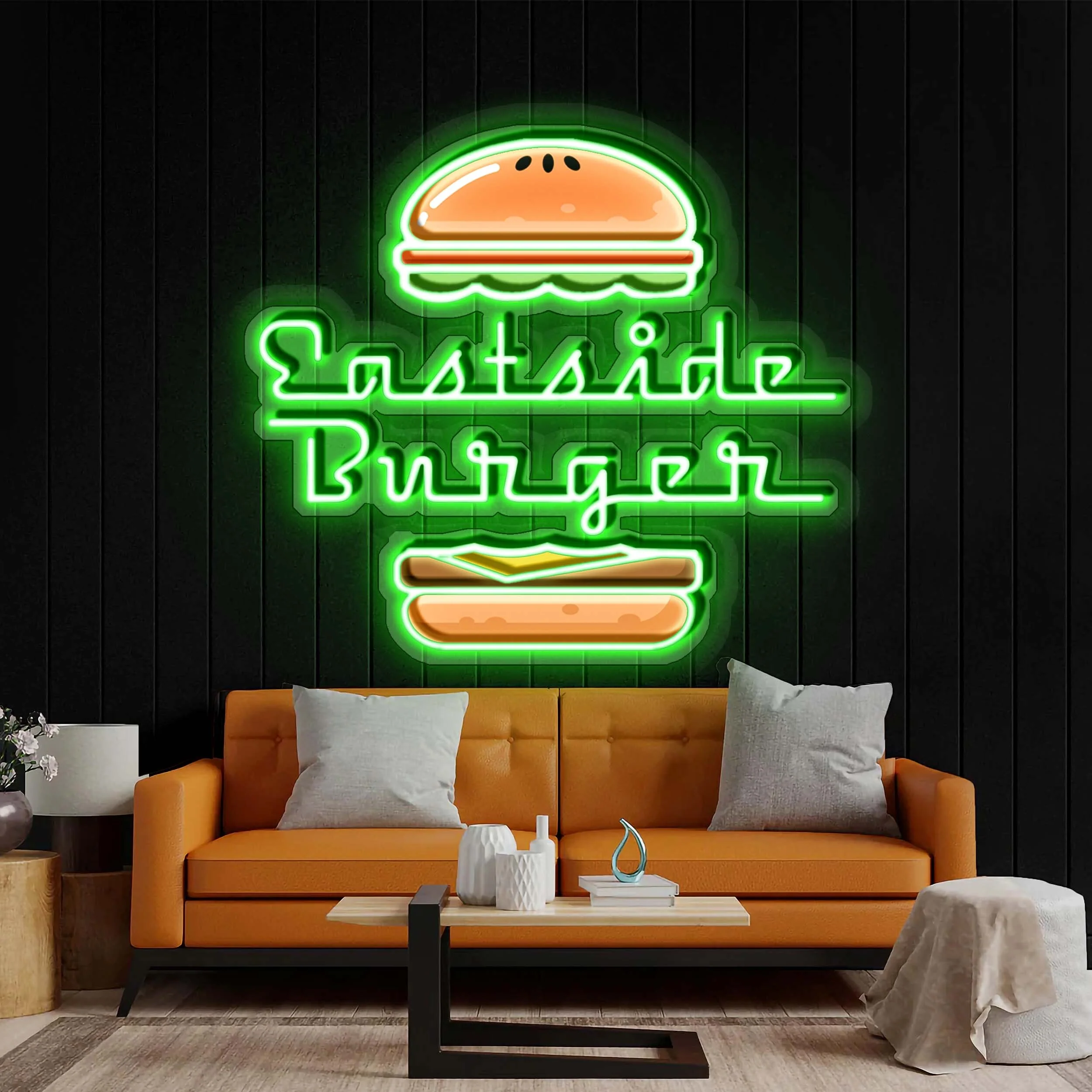 EASTSIDE BURGER - Premium Neon Artwork