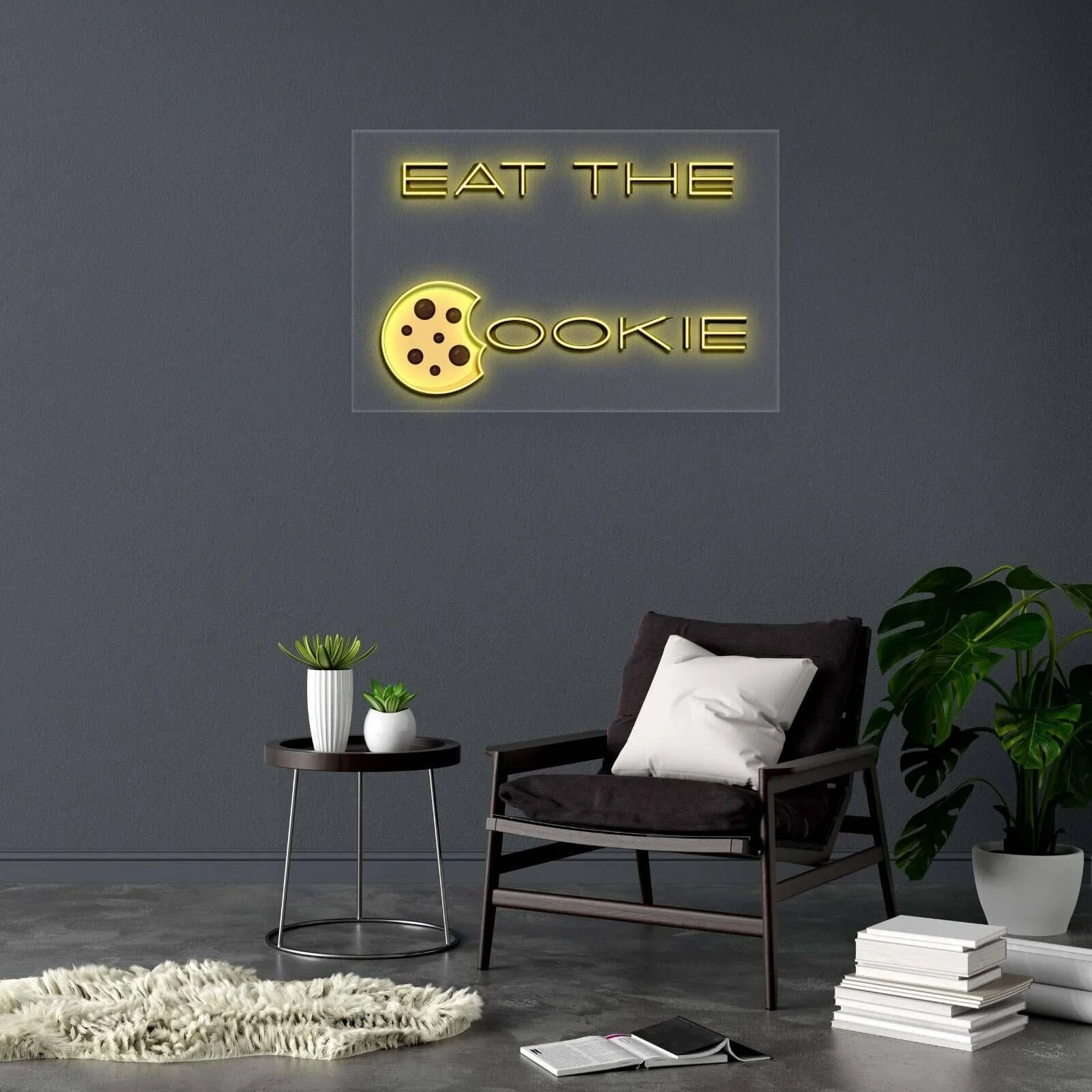 EAT THE COOKIE - Premium Neon Artwork