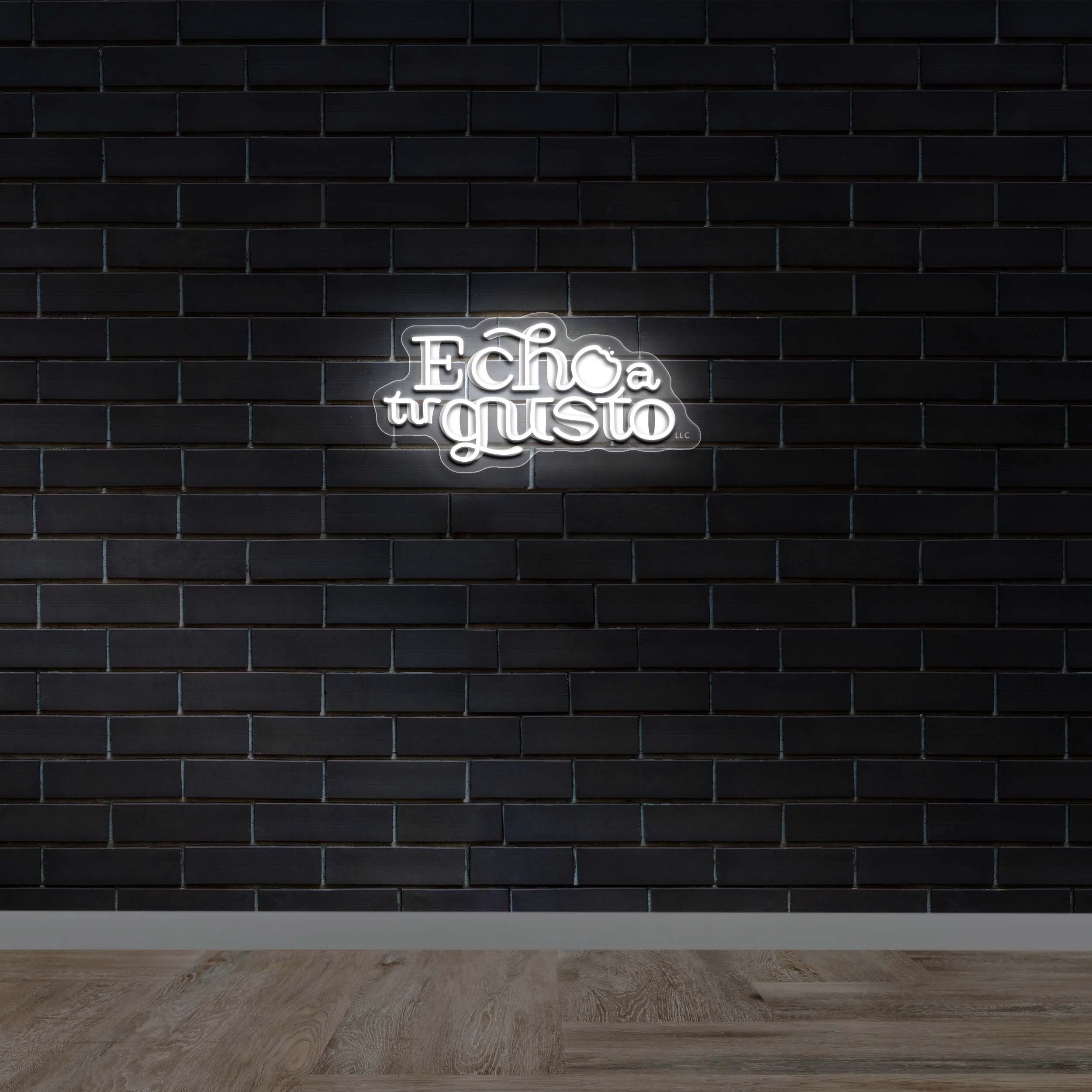 Echo a tu Gusto - Premium Neon Artwork