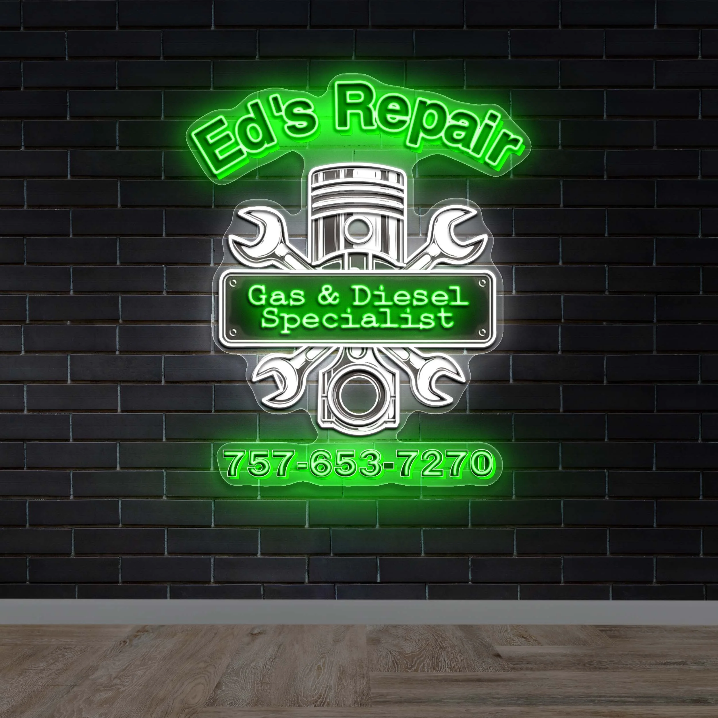 Ed’s Repair - Premium Neon Artwork