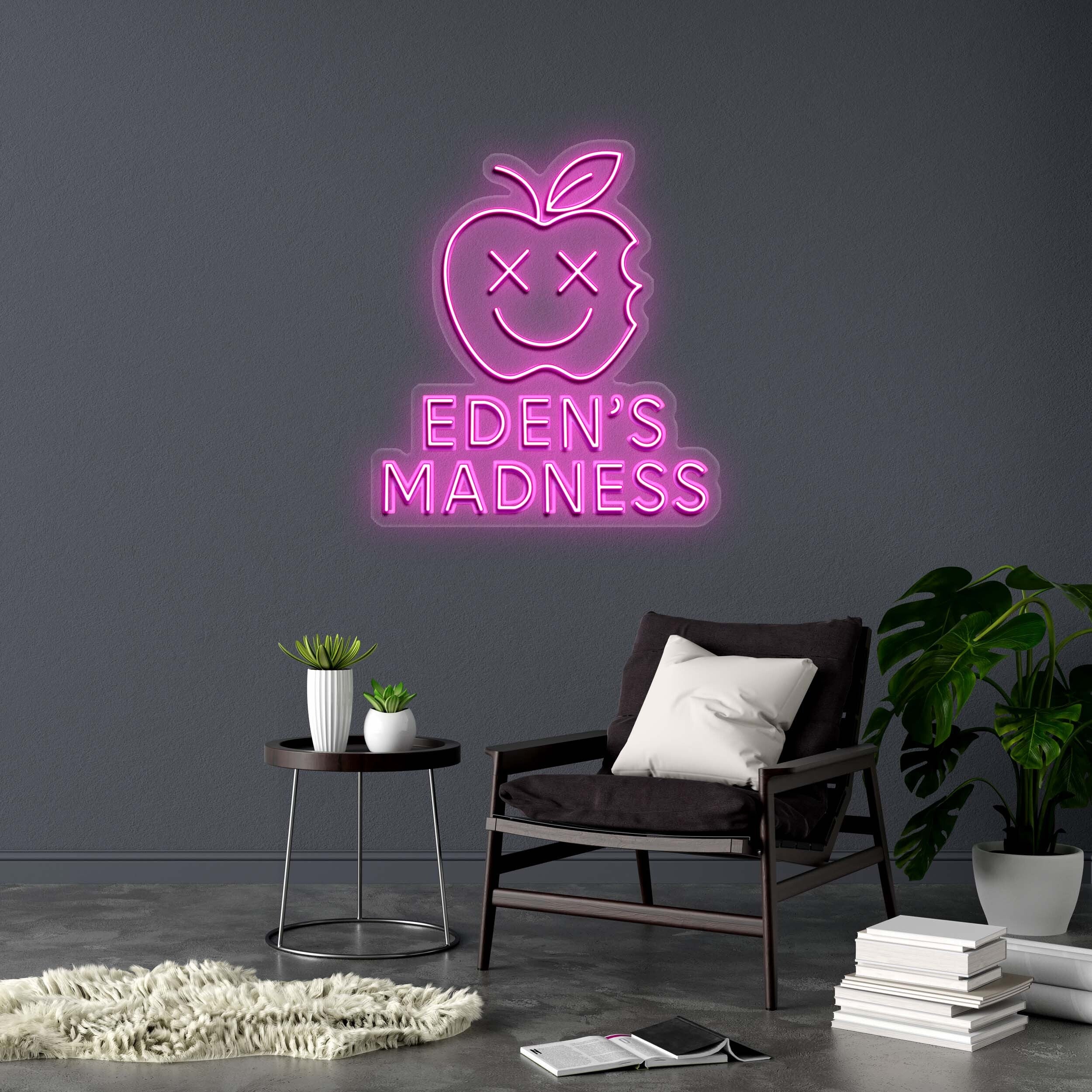 EDEN'S MADNESS (smaller version) - Premium Neon Artwork