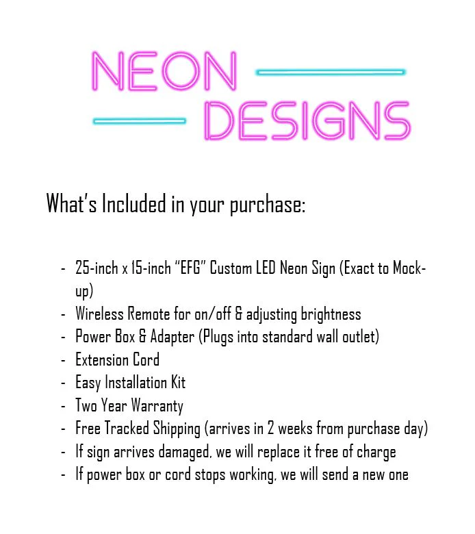 EFG - Premium Neon Artwork - Image 2