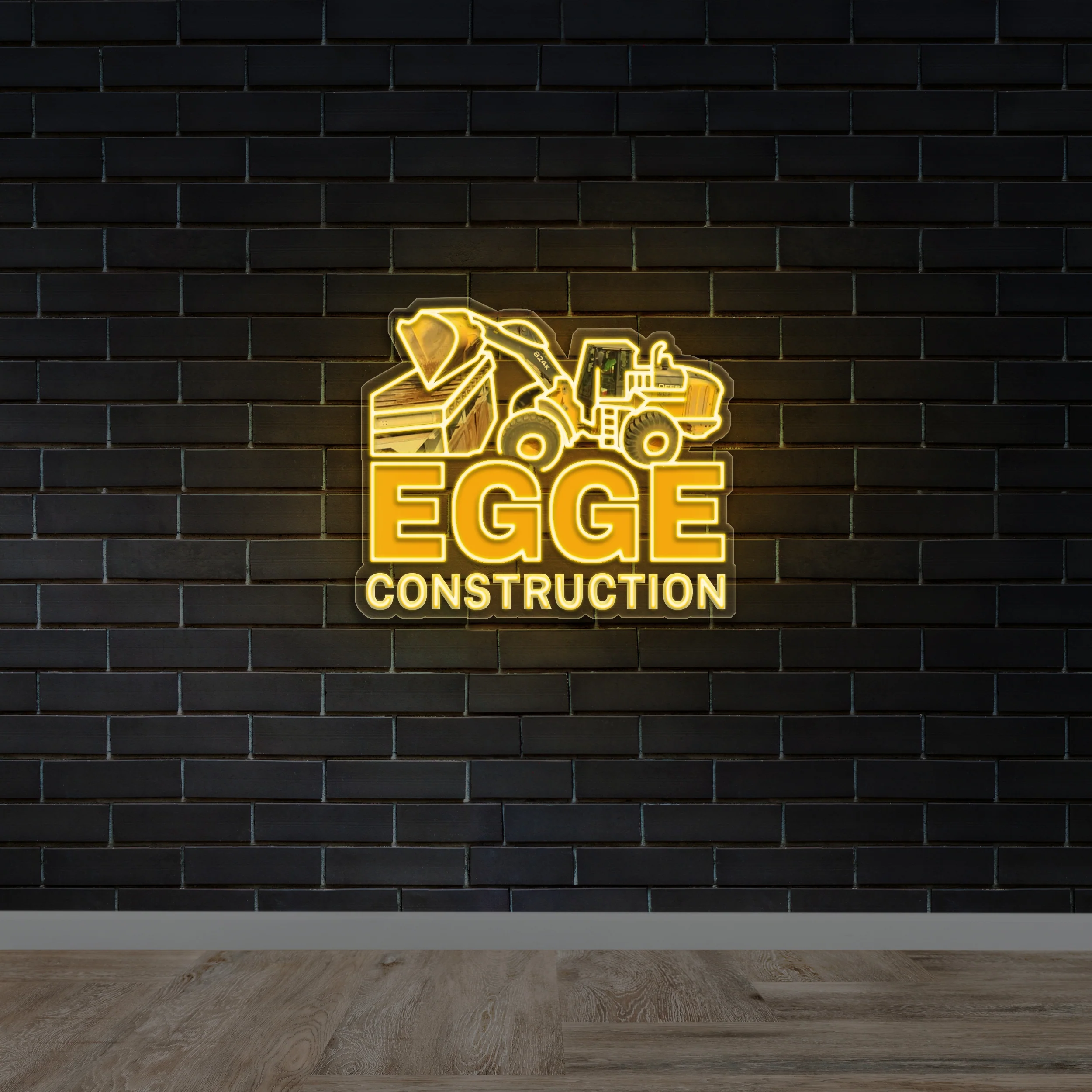 EGGE CONSTRUCTION - Premium Neon Artwork