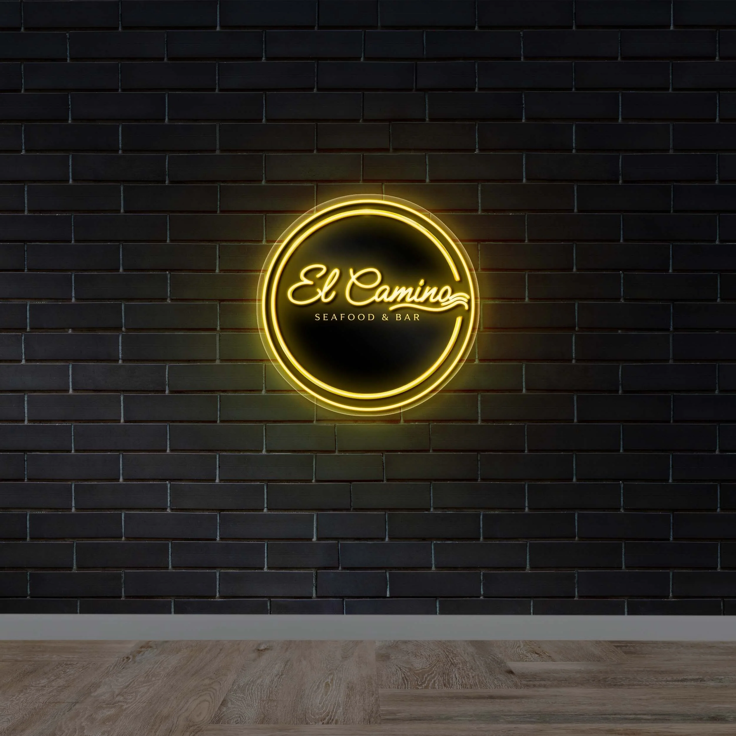 El Camino Seafood & Bar - Premium Neon Artwork