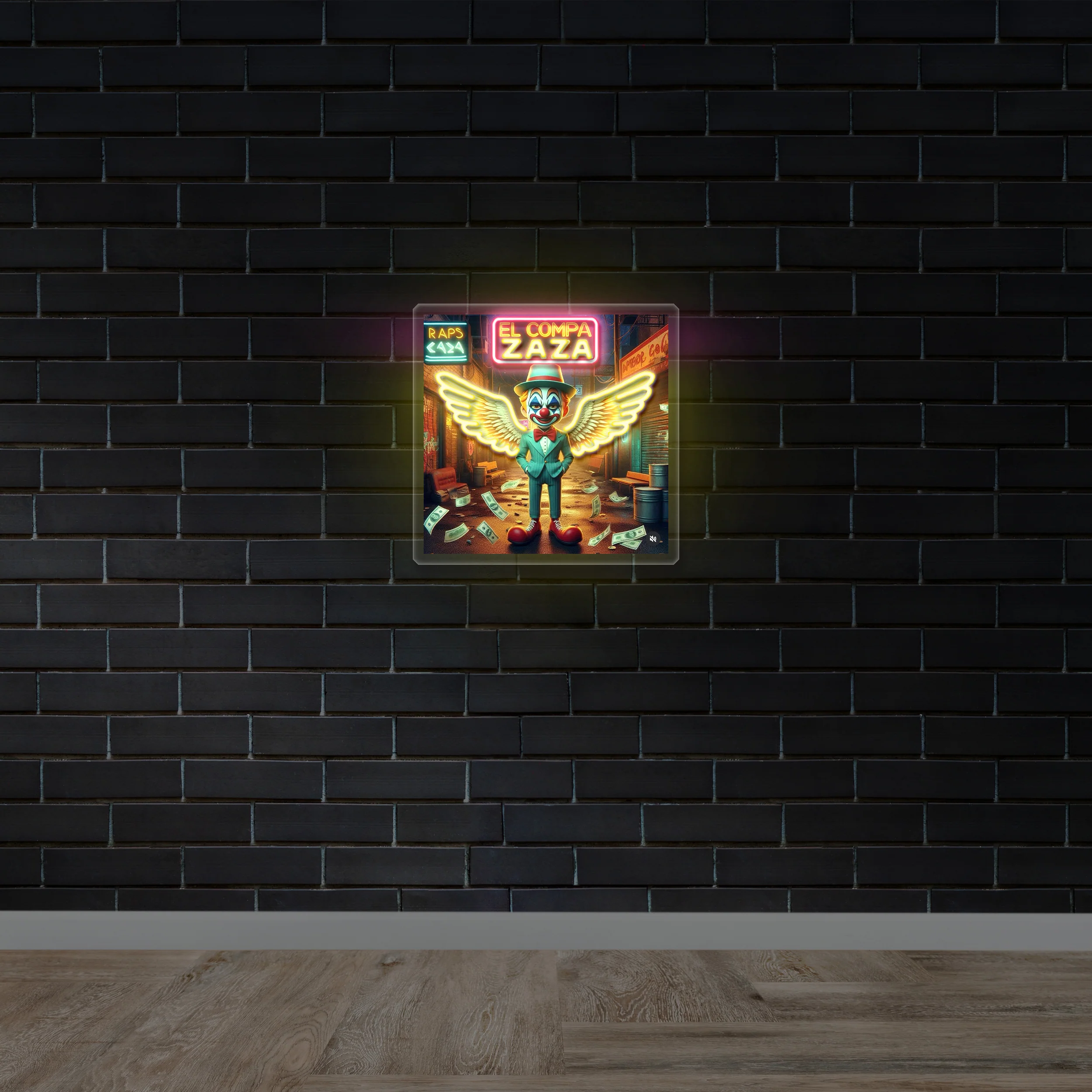 EL COMPA ZAZA - Premium Neon Artwork
