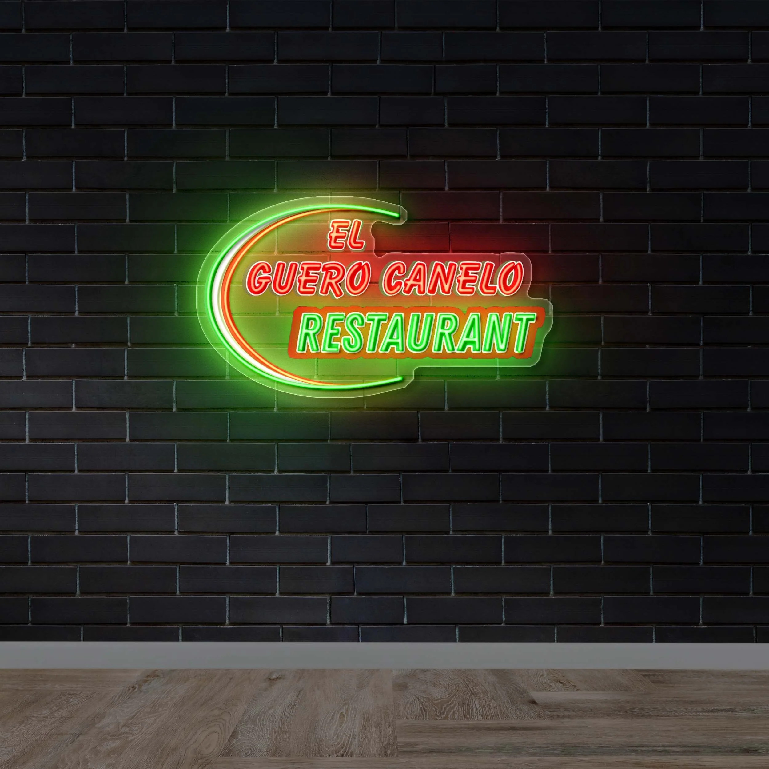 El Guero Canelo Restaurant - Premium Neon Artwork