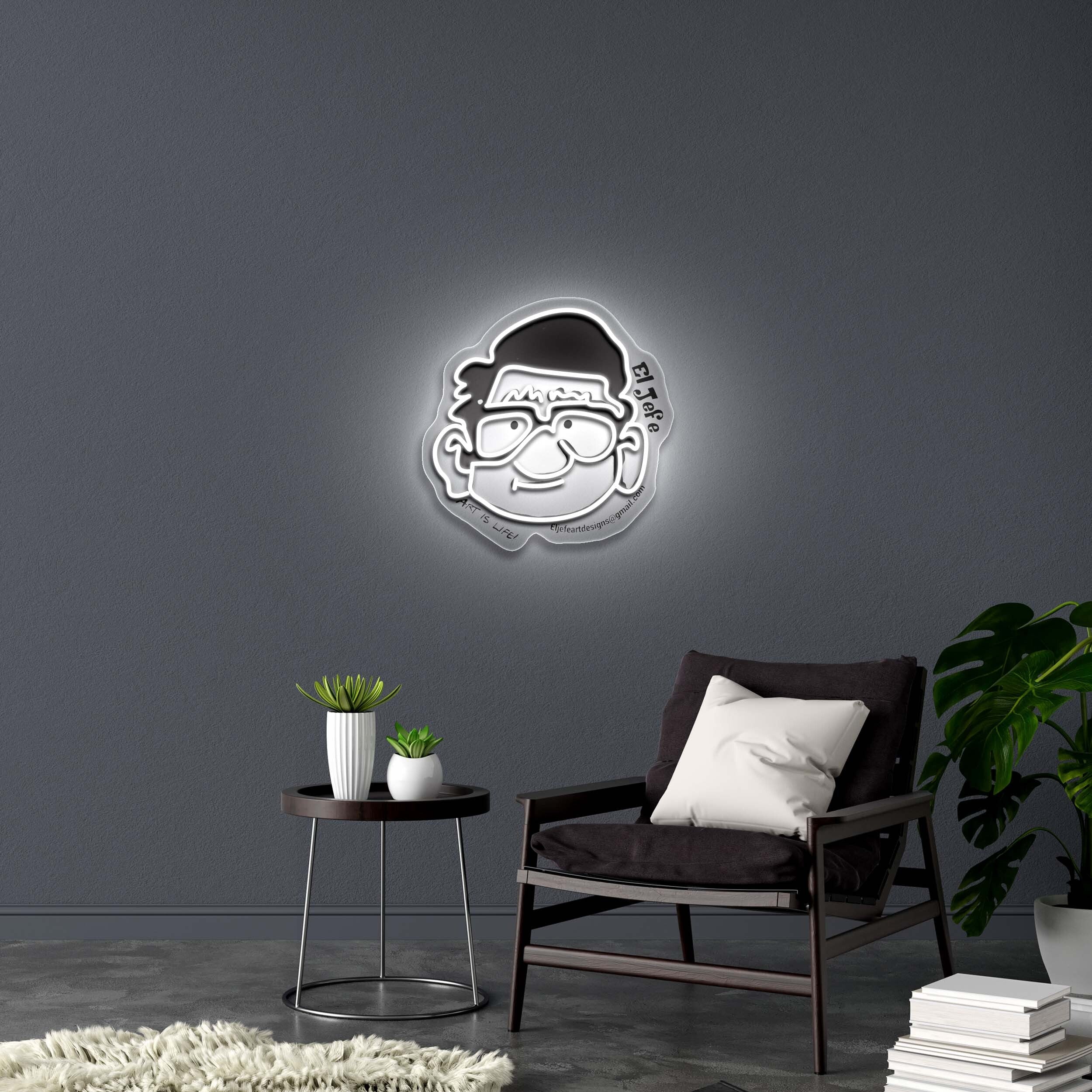 El Jefe - Premium Neon Artwork