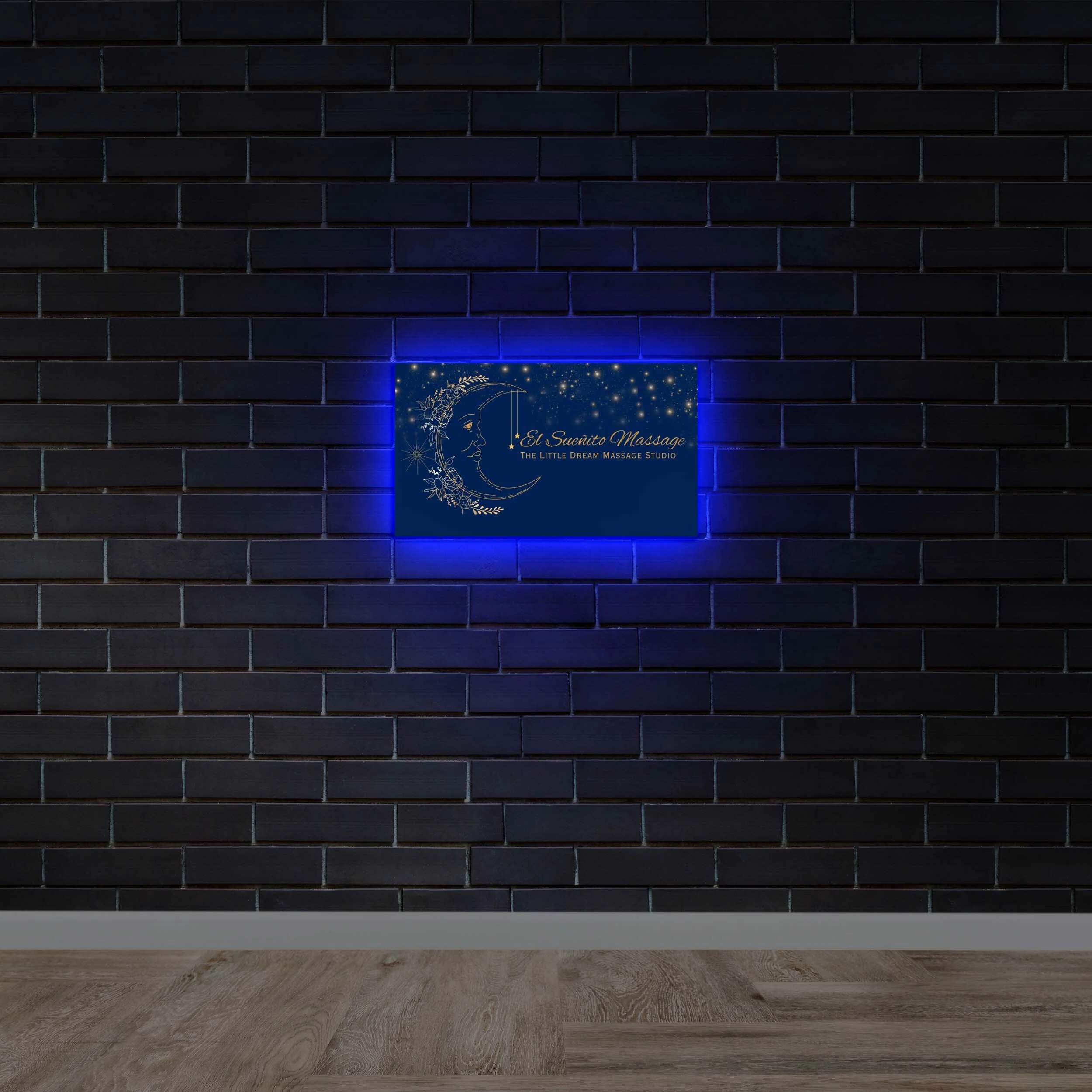 El Suenito Massage II Backlit Version - Premium Neon Artwork