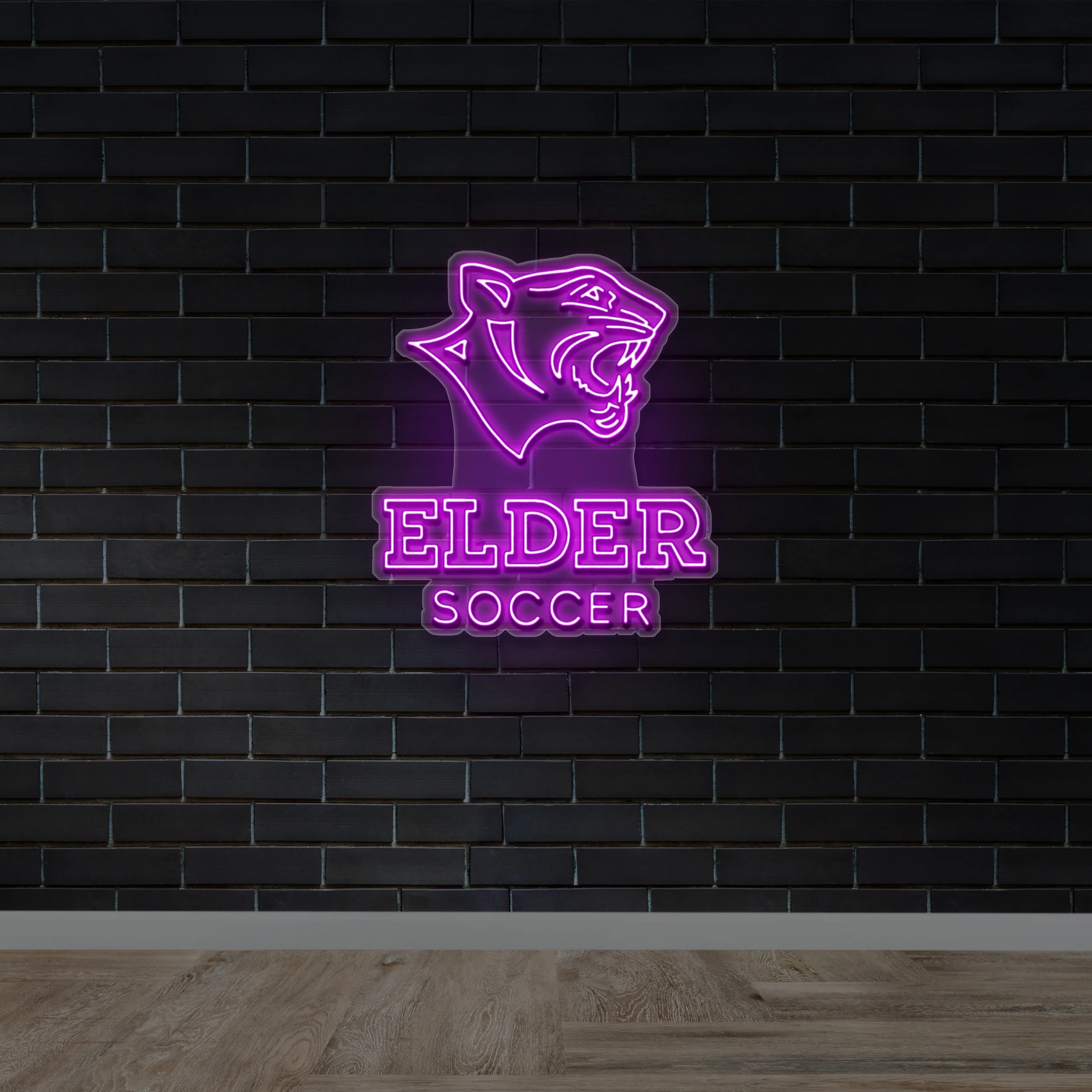 ELDER SOCCER - Premium Neon Artwork