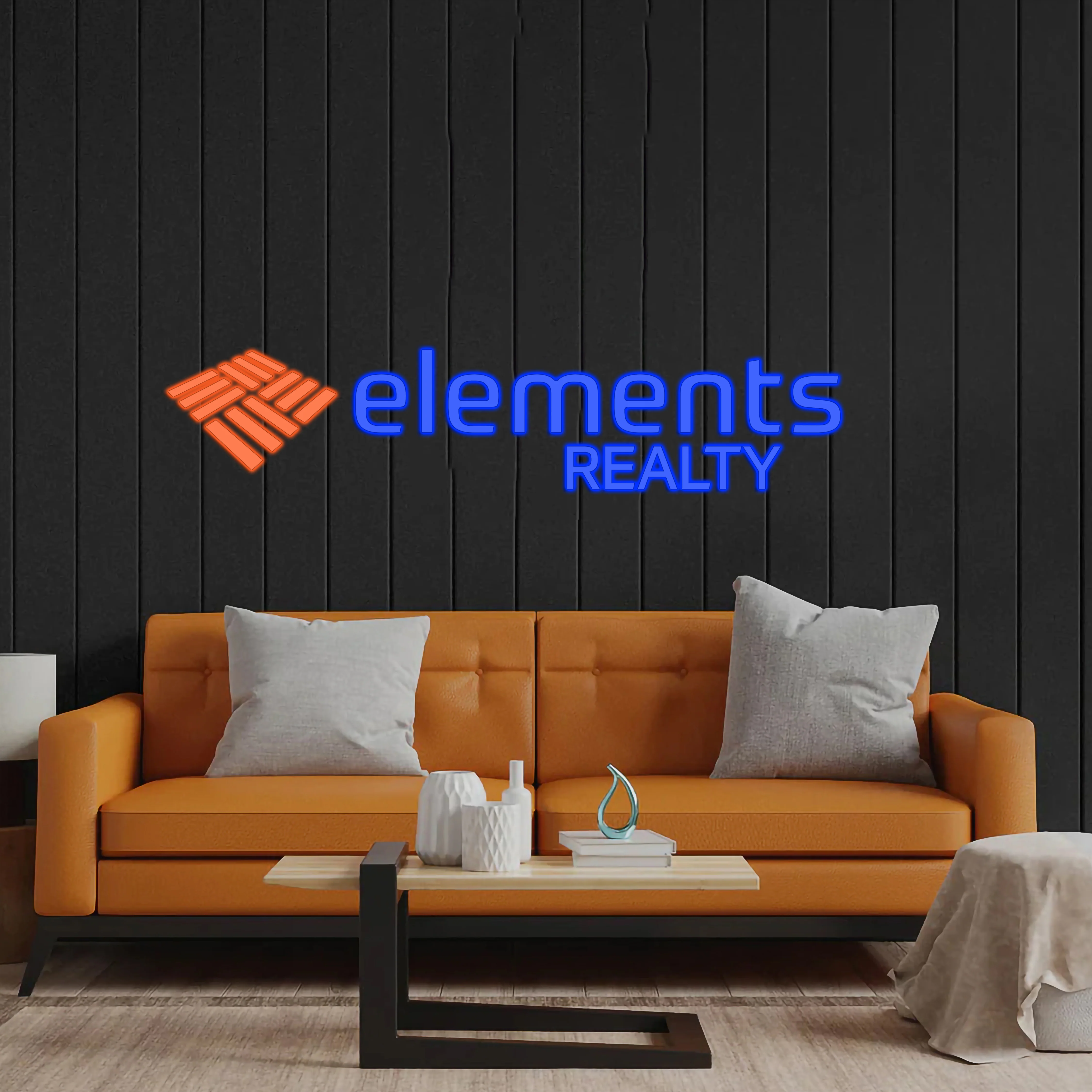 Elements Realty - Premium Neon Artwork