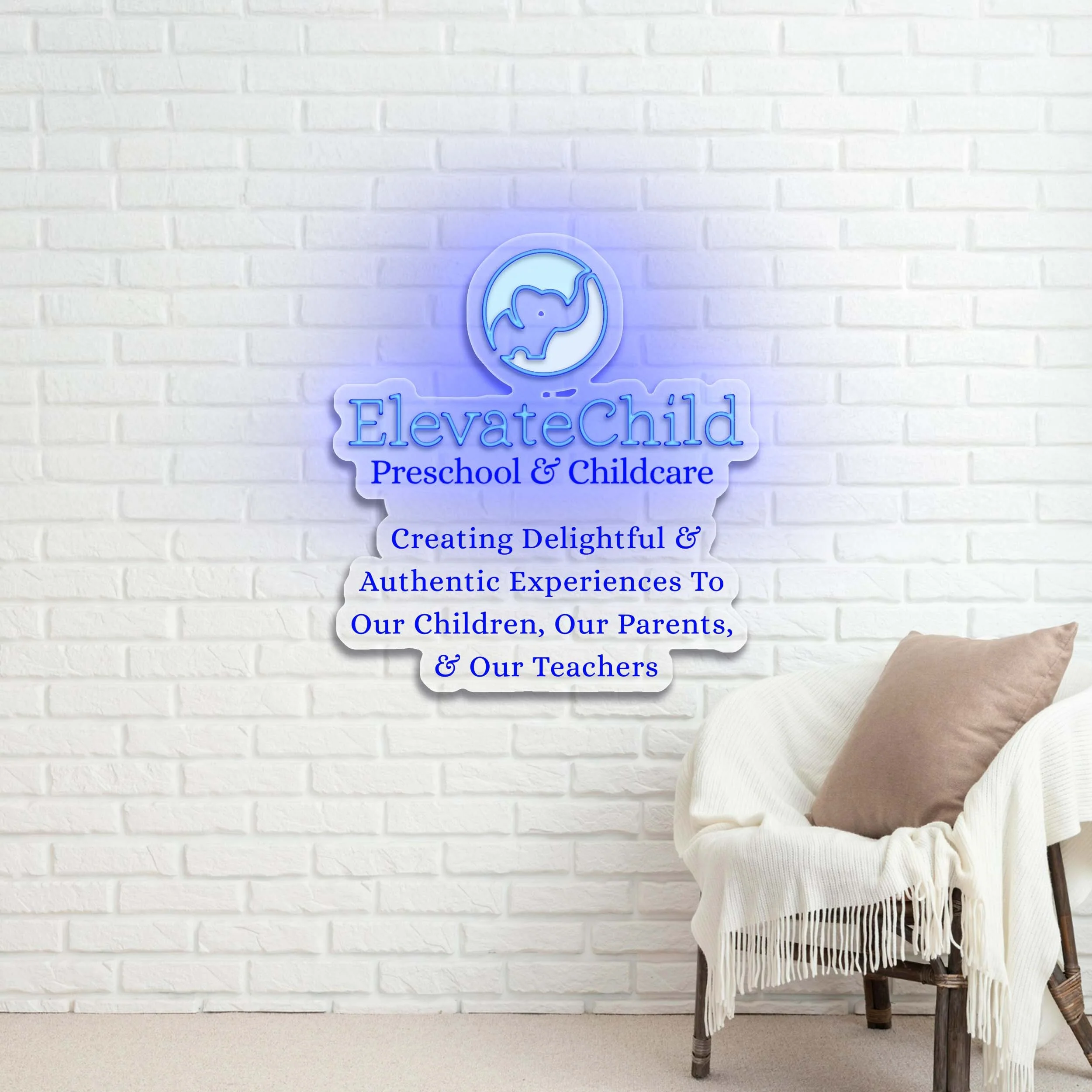 Elevate Child - Premium Neon Artwork