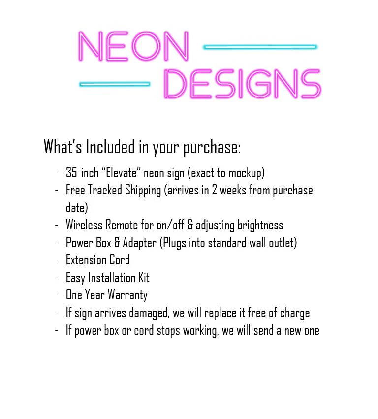 Elevate - Premium Neon Artwork - Image 2