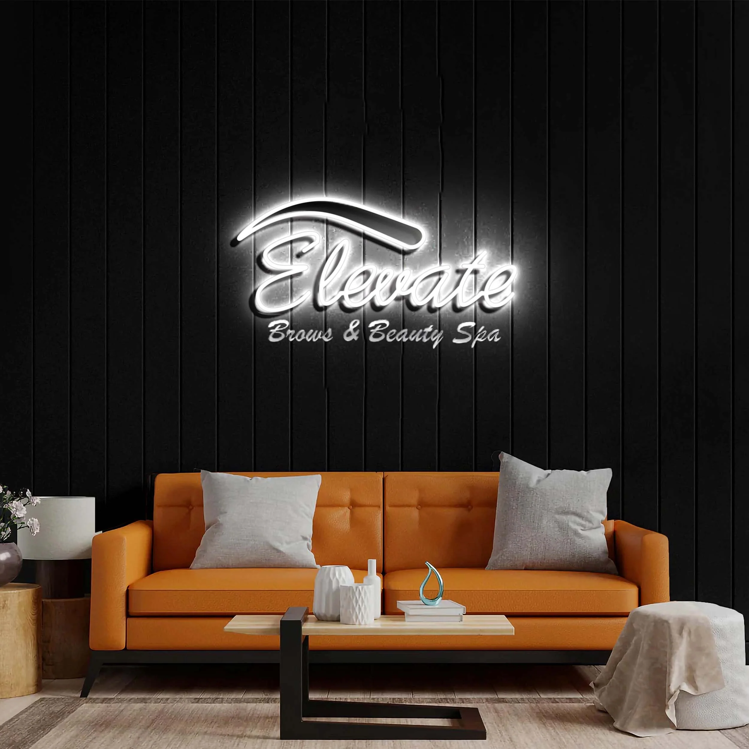 Elevate - Premium Neon Artwork