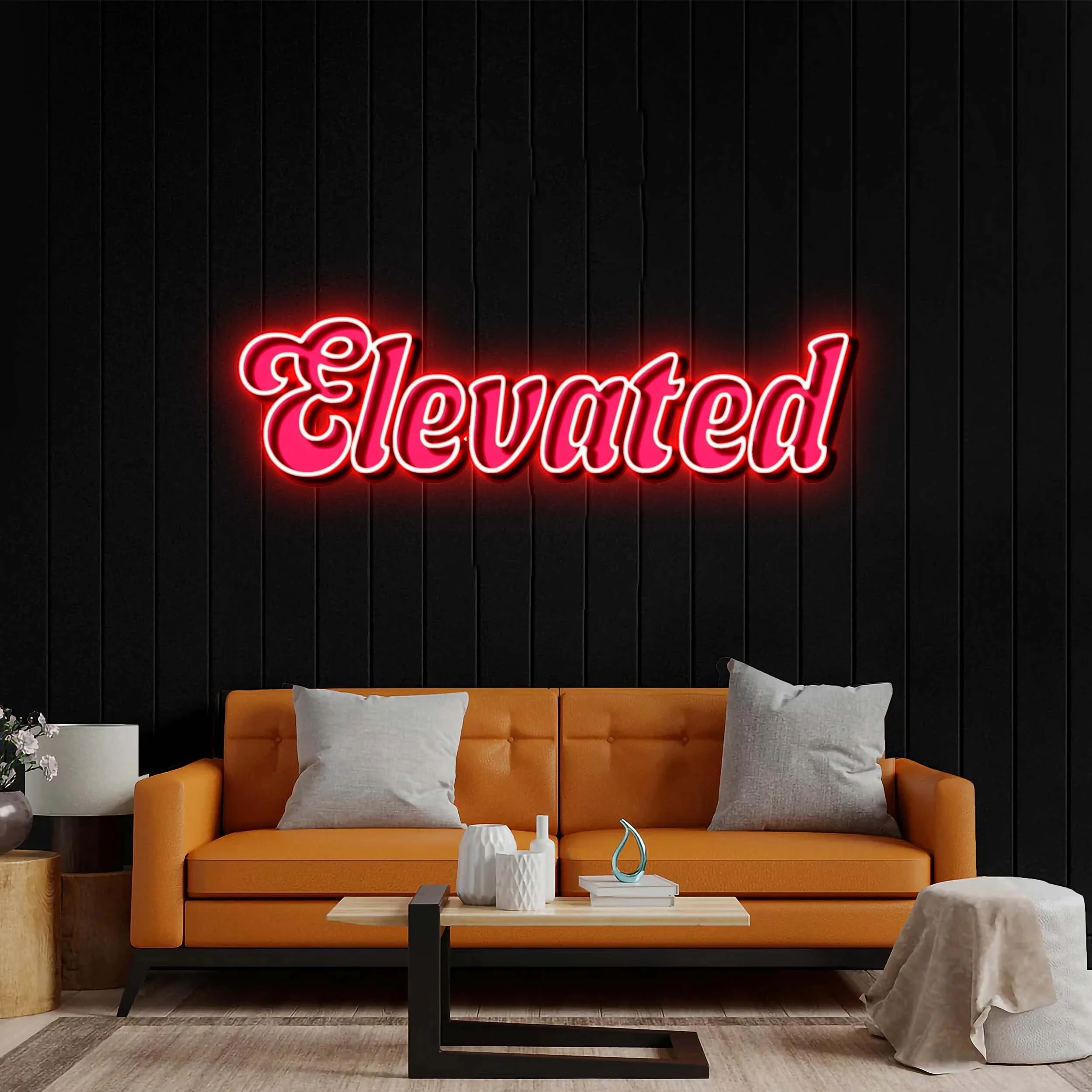 Elevated - Premium Neon Artwork