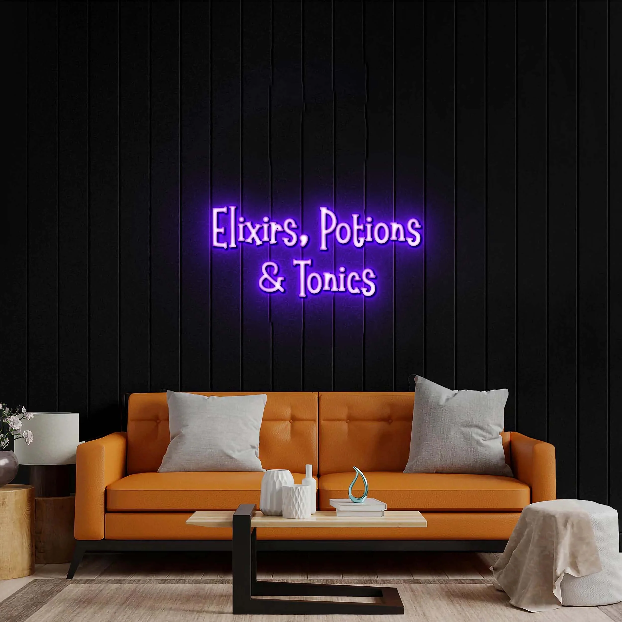 Elixirs, Potions & Tonics - Premium Neon Artwork