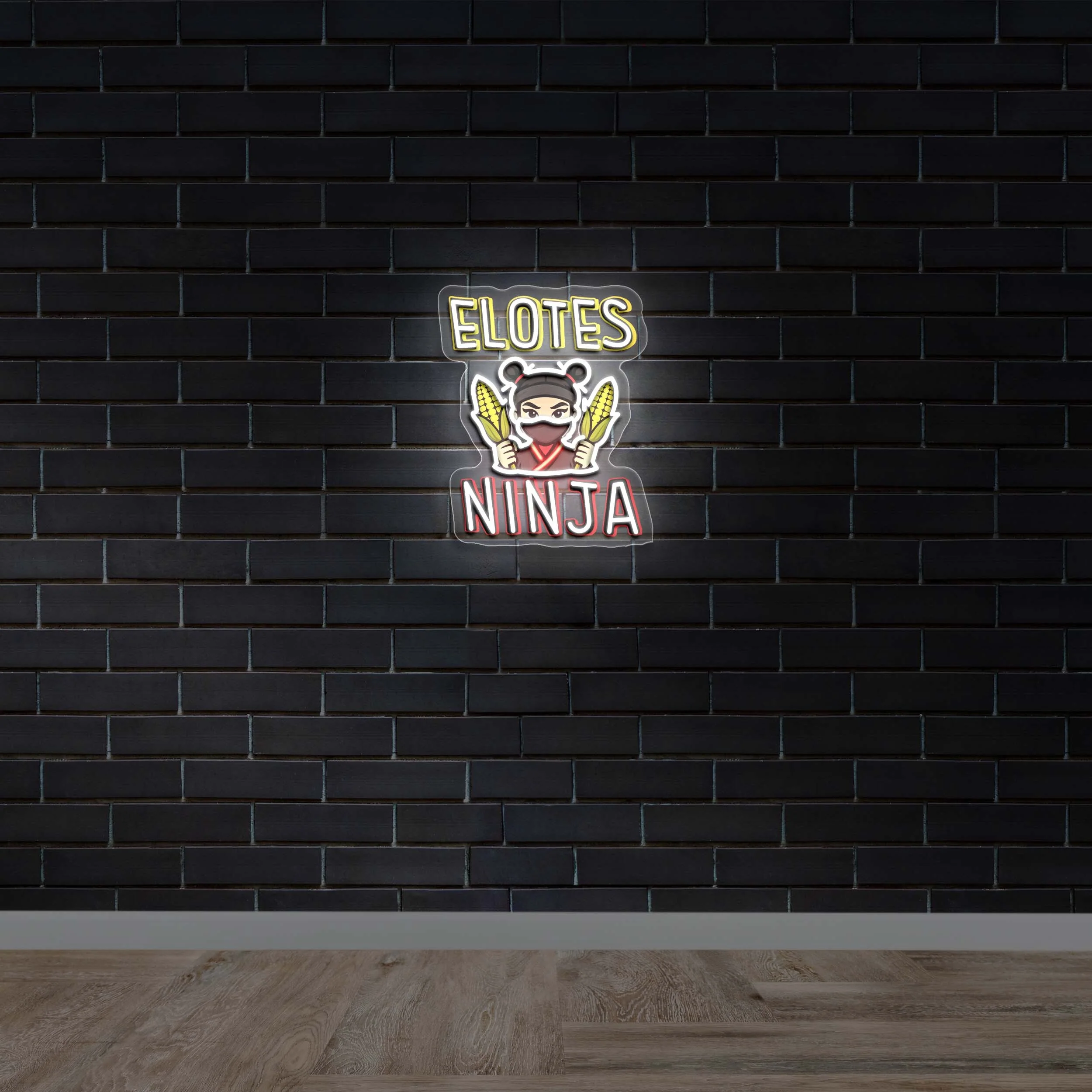 ELOTES NINJA - Premium Neon Artwork