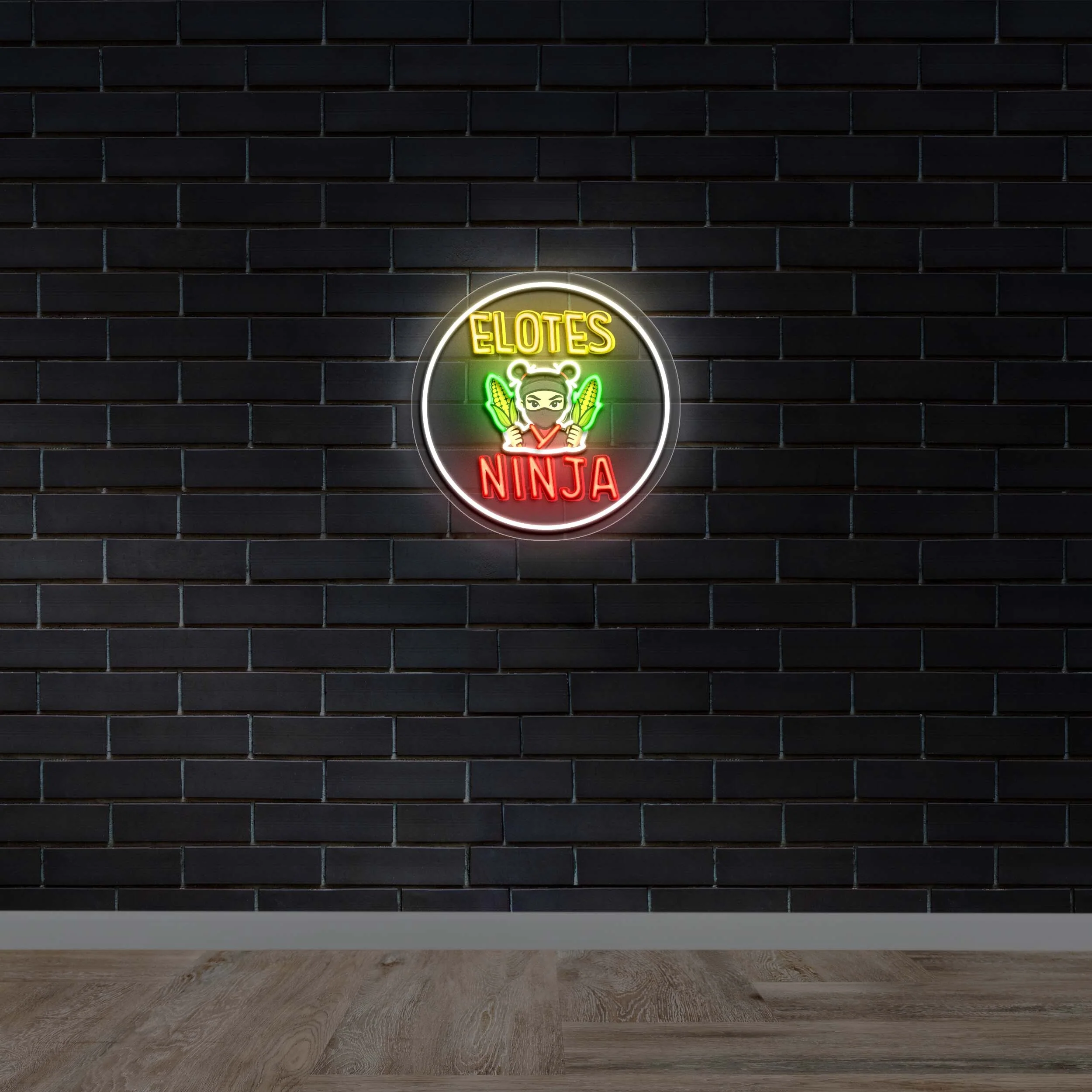 ELOTES NINJA (version 2) - Premium Neon Artwork