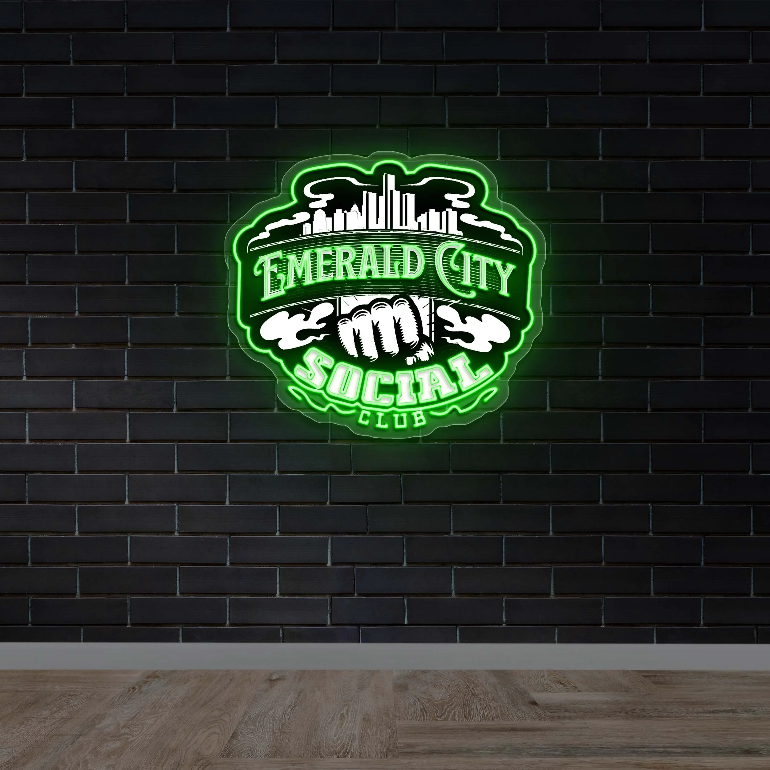 EMERALD CITY SOCIAL CLUB - Premium Neon Artwork