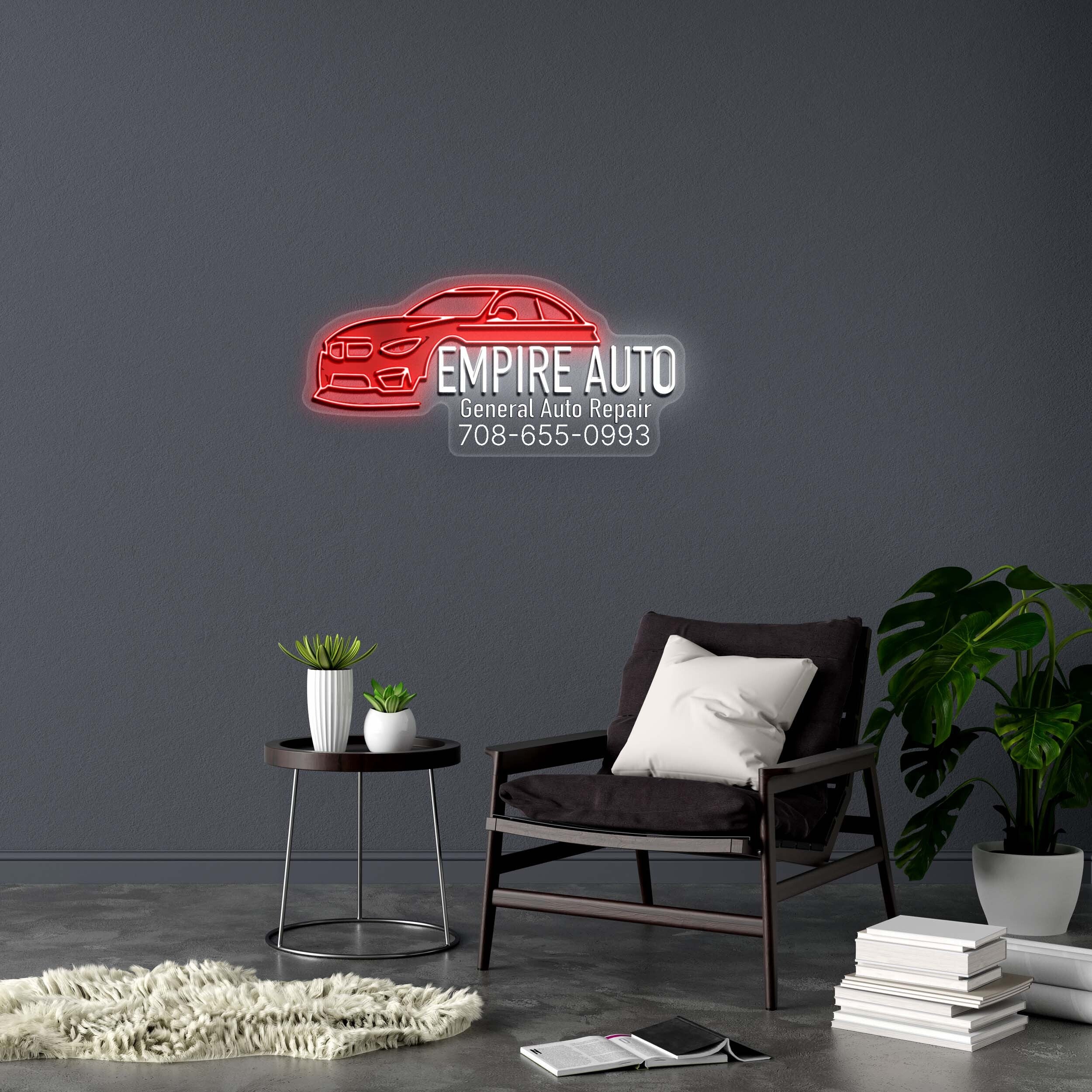 EMPIRE AUTO - Premium Neon Artwork